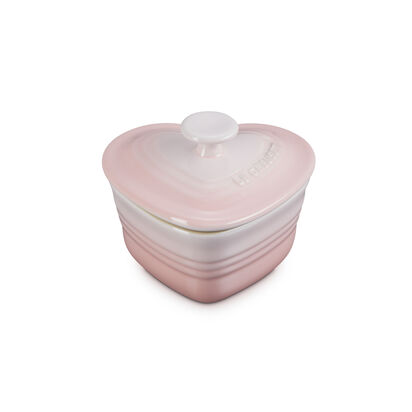 Buy Small Heart Ramekin with Lid Shell Pink 180ml for MYR 90.00 | Le ...