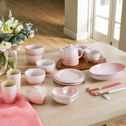 Buy Small Heart Ramekin with Lid Shell Pink 180ml for MYR 90.00 | Le ...