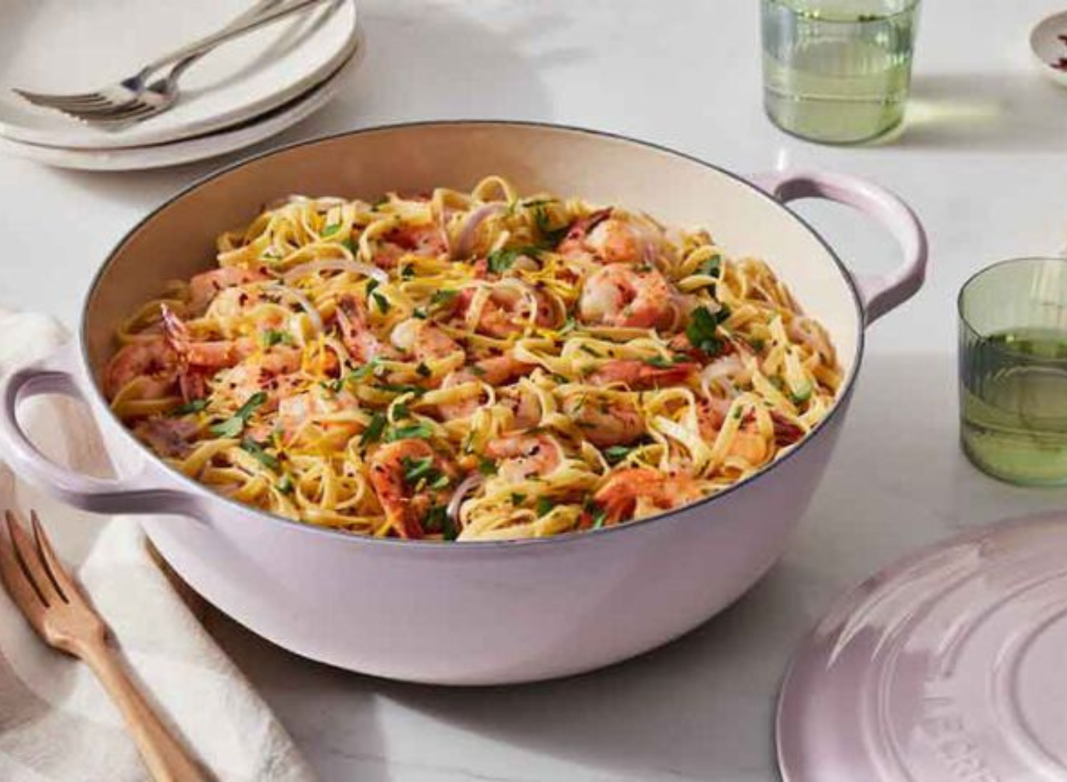 Shallot Shrimp Scampi