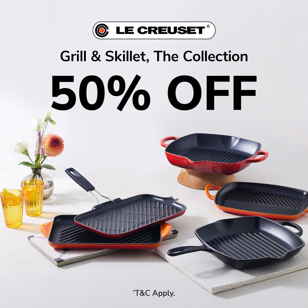 Le Creuset Grill and Skillet