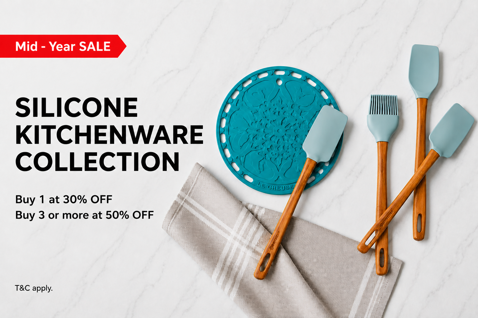 Le Creuset Silicone Kitchenware Collection