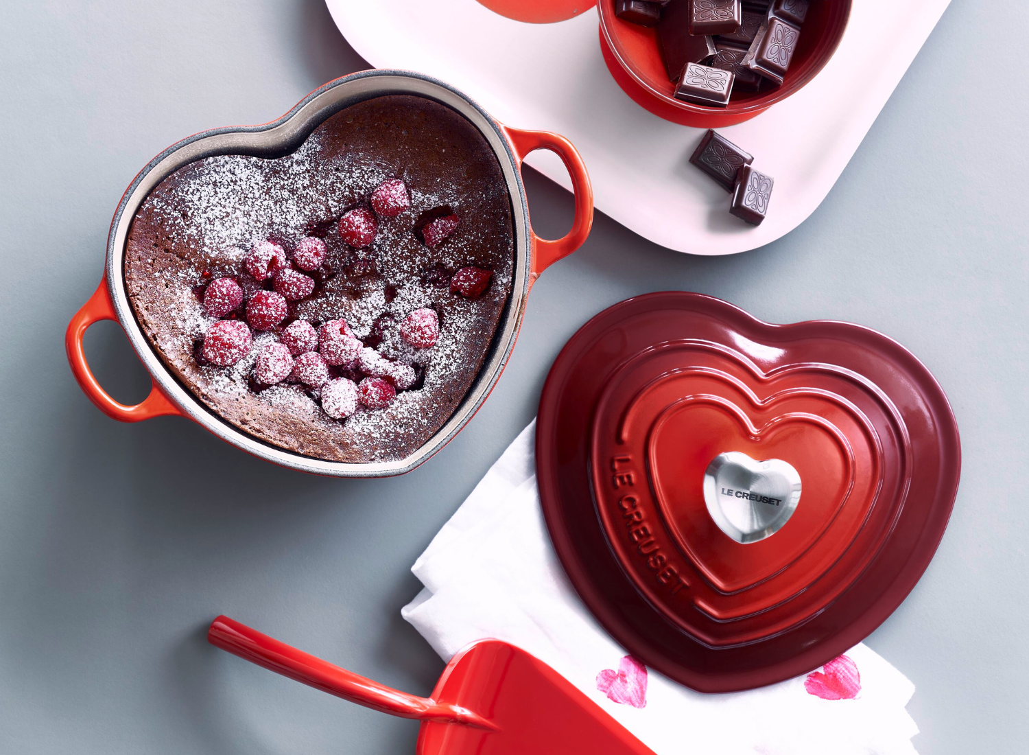 Le Creuset Recipe Chocolate Cake Raspberries