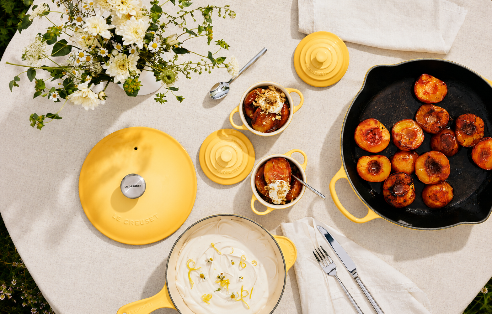Le Creuset Camomille Collection