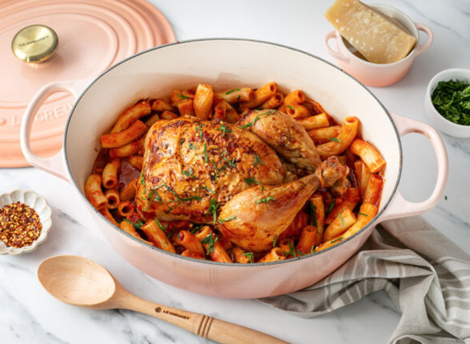 Roasted Chicken All'arrabbiata 