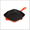 Square Skillet Grill Flame