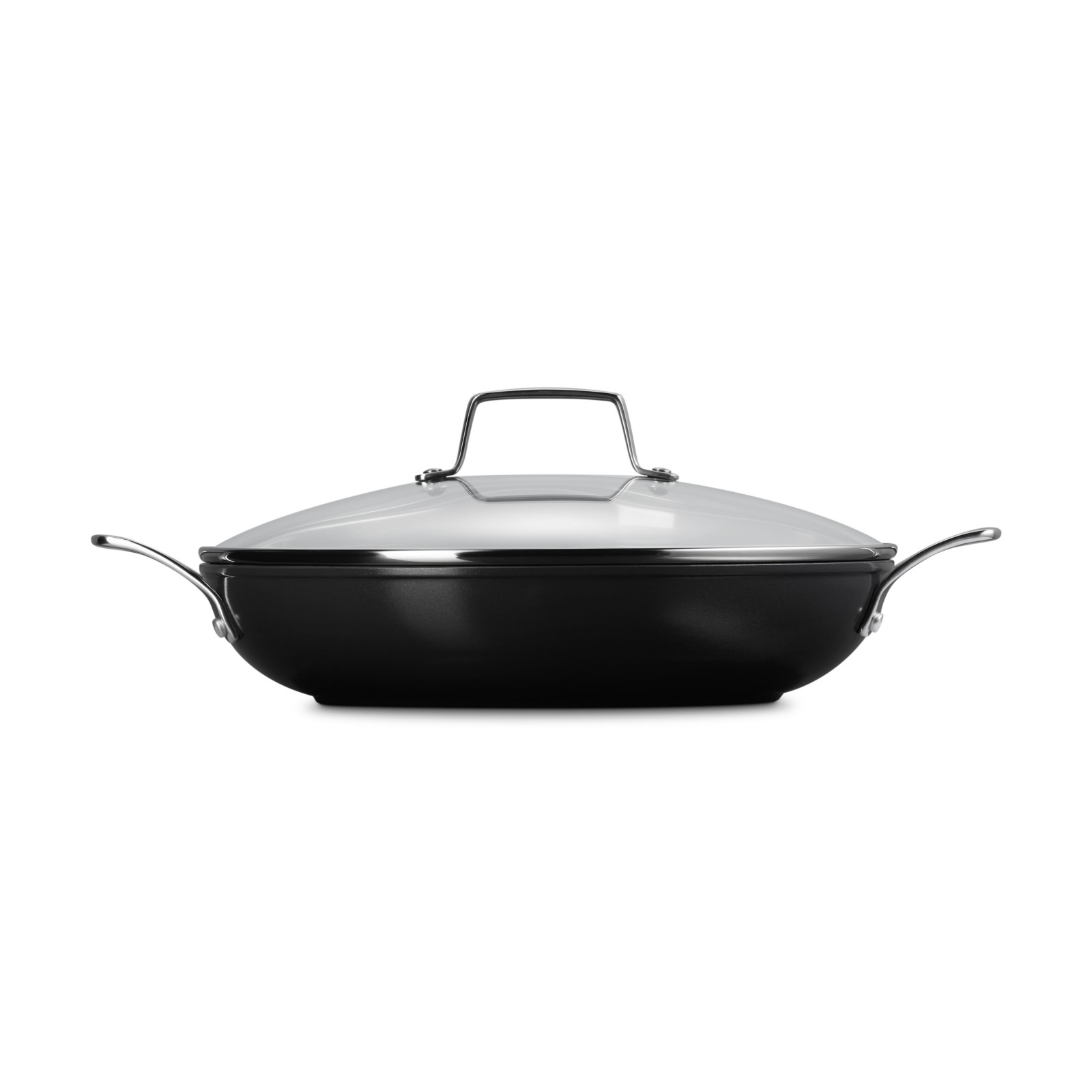 Essential Non-Stick Cookware Shallow Braiser Glass Lid image number 2