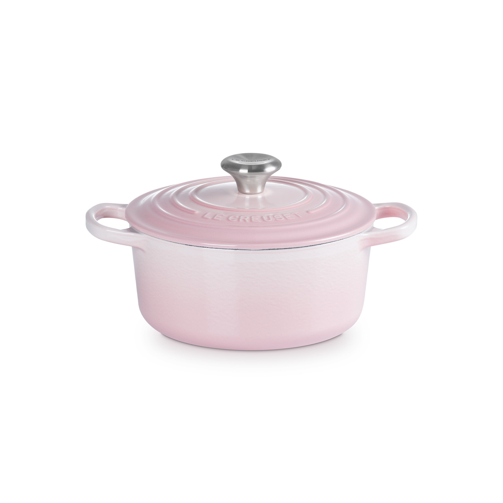 Round French Oven Shell Pink 18cm