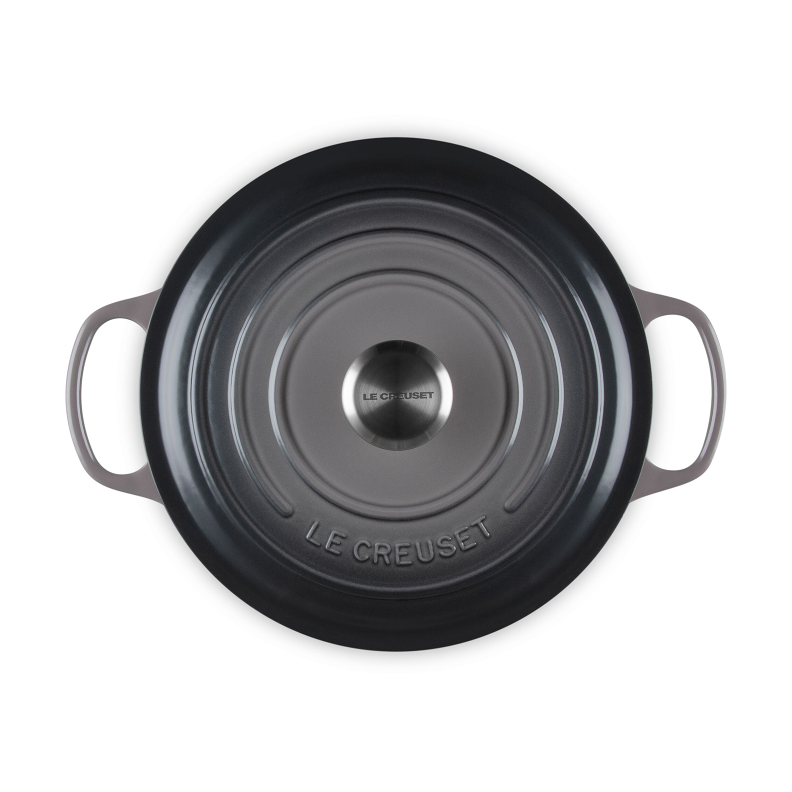 Round French Oven Silver Knob image number 4