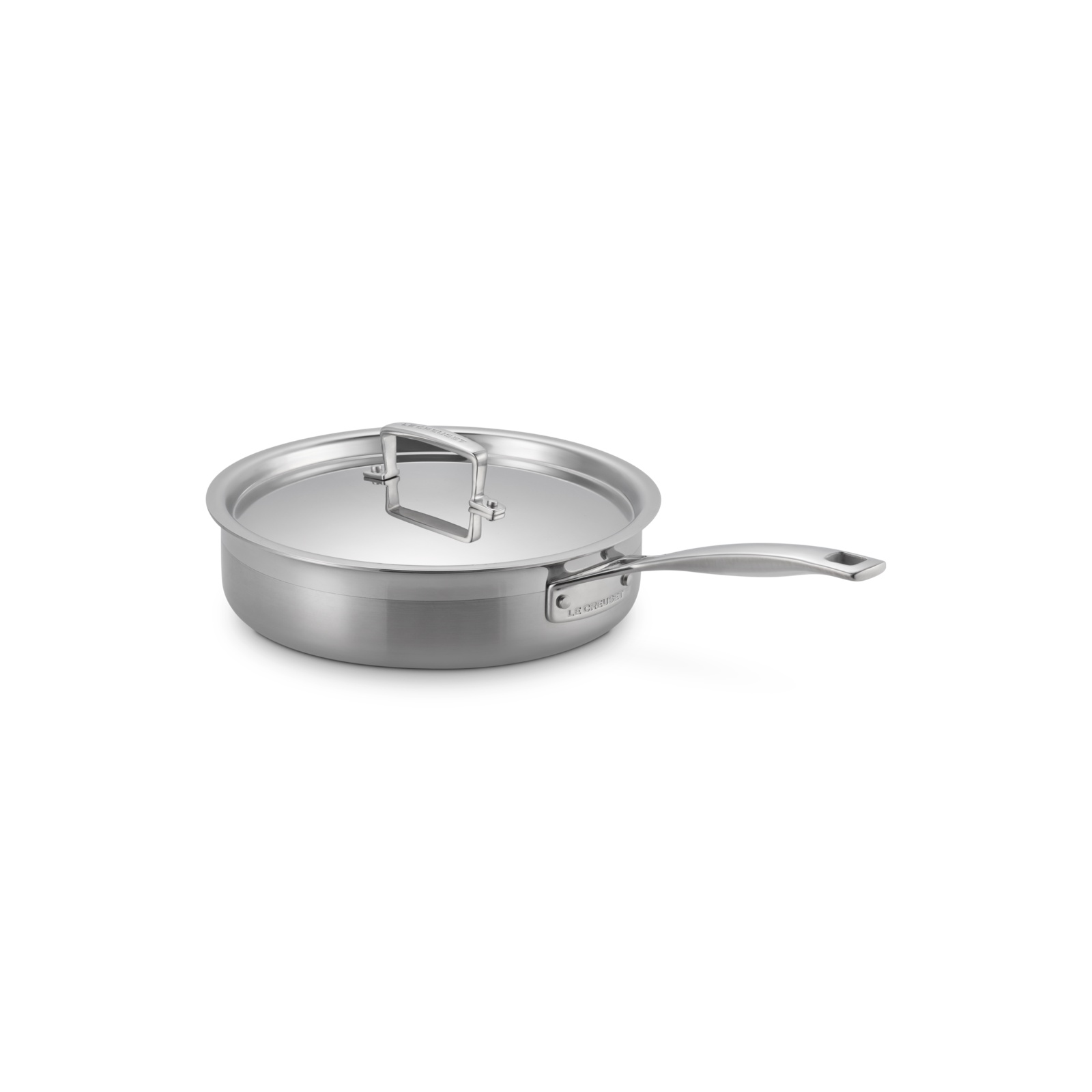 3-ply Stainless Steel Saute Pan with SS Lid image number 5