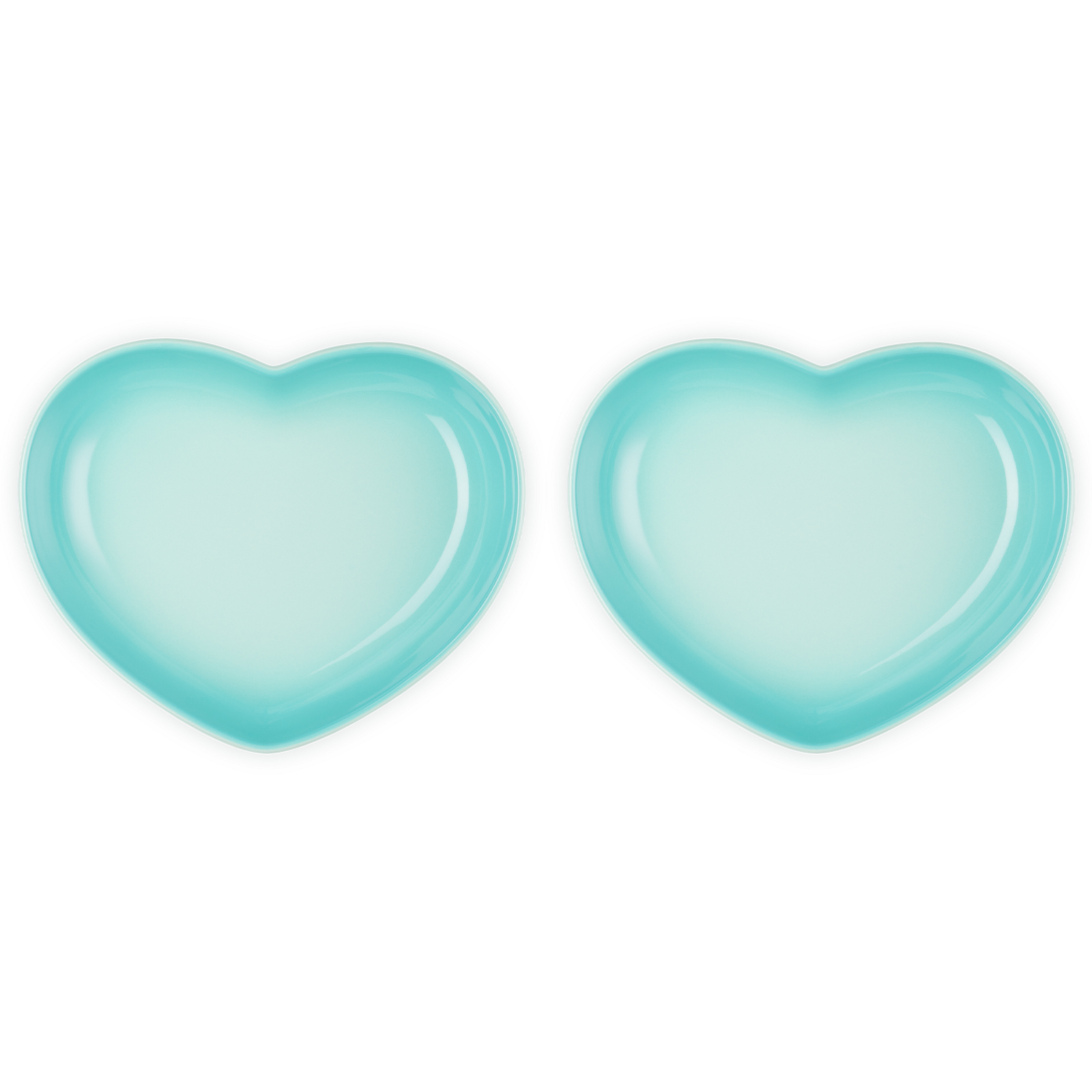 Stoneware Set of 2 Heart Dish Medium image number 3