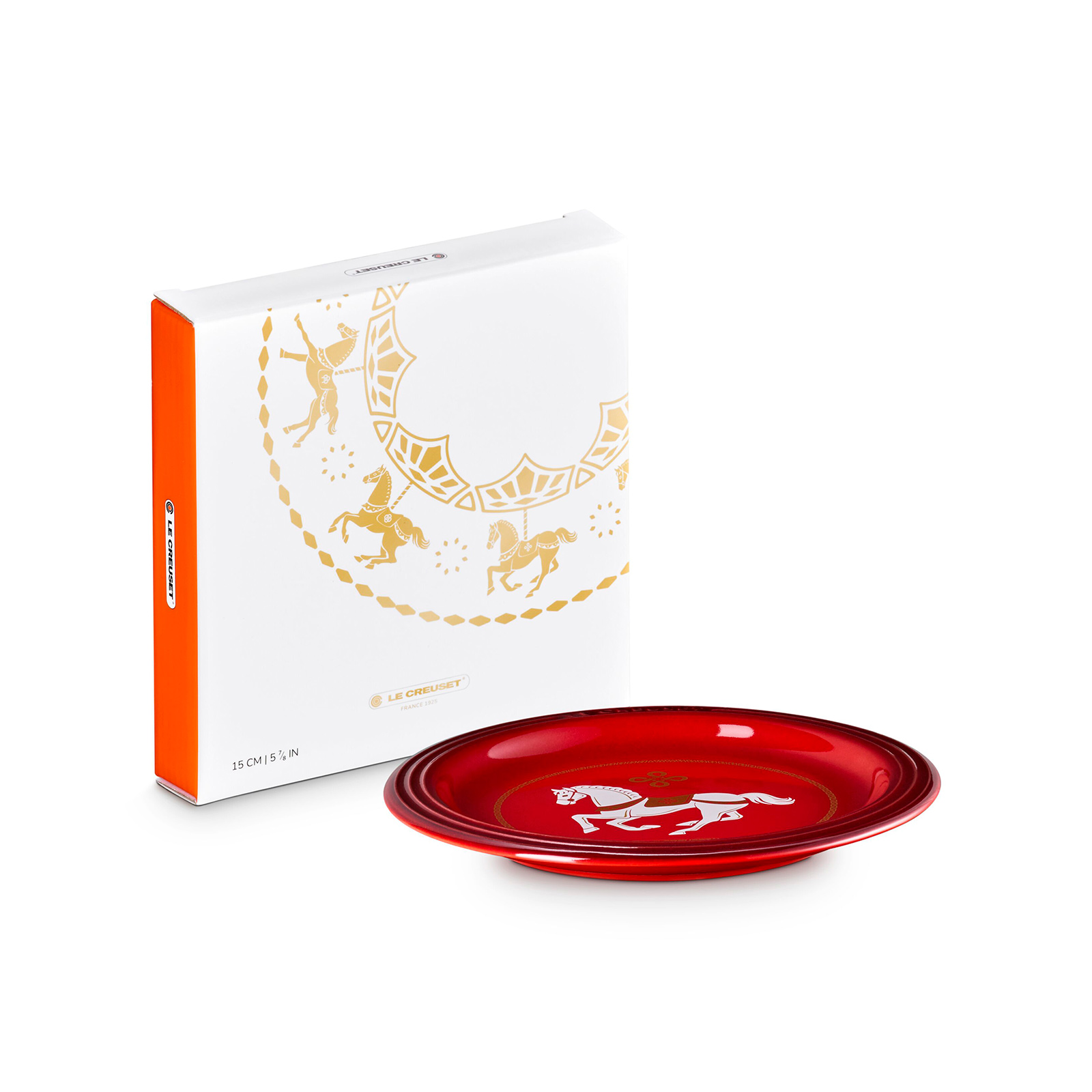 Carousel Manila Round Plate Cerise 15cm