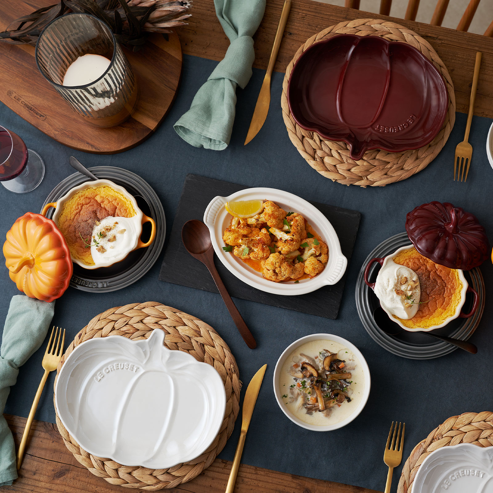 Pumpkin Stoneware Butter Dish image number 5