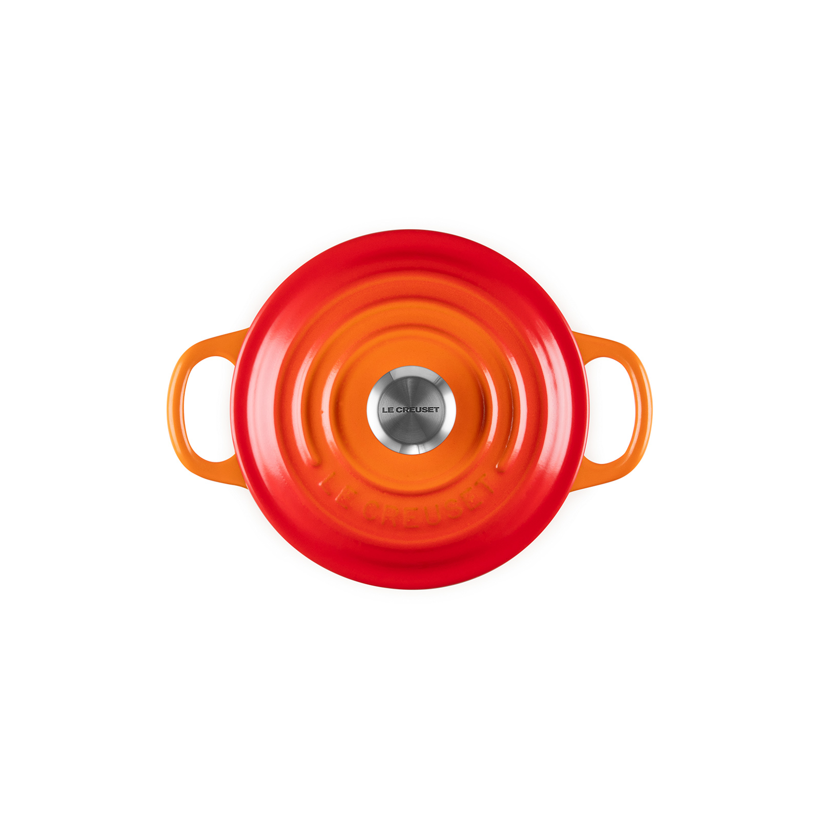 Round French Oven Silver Knob image number 3