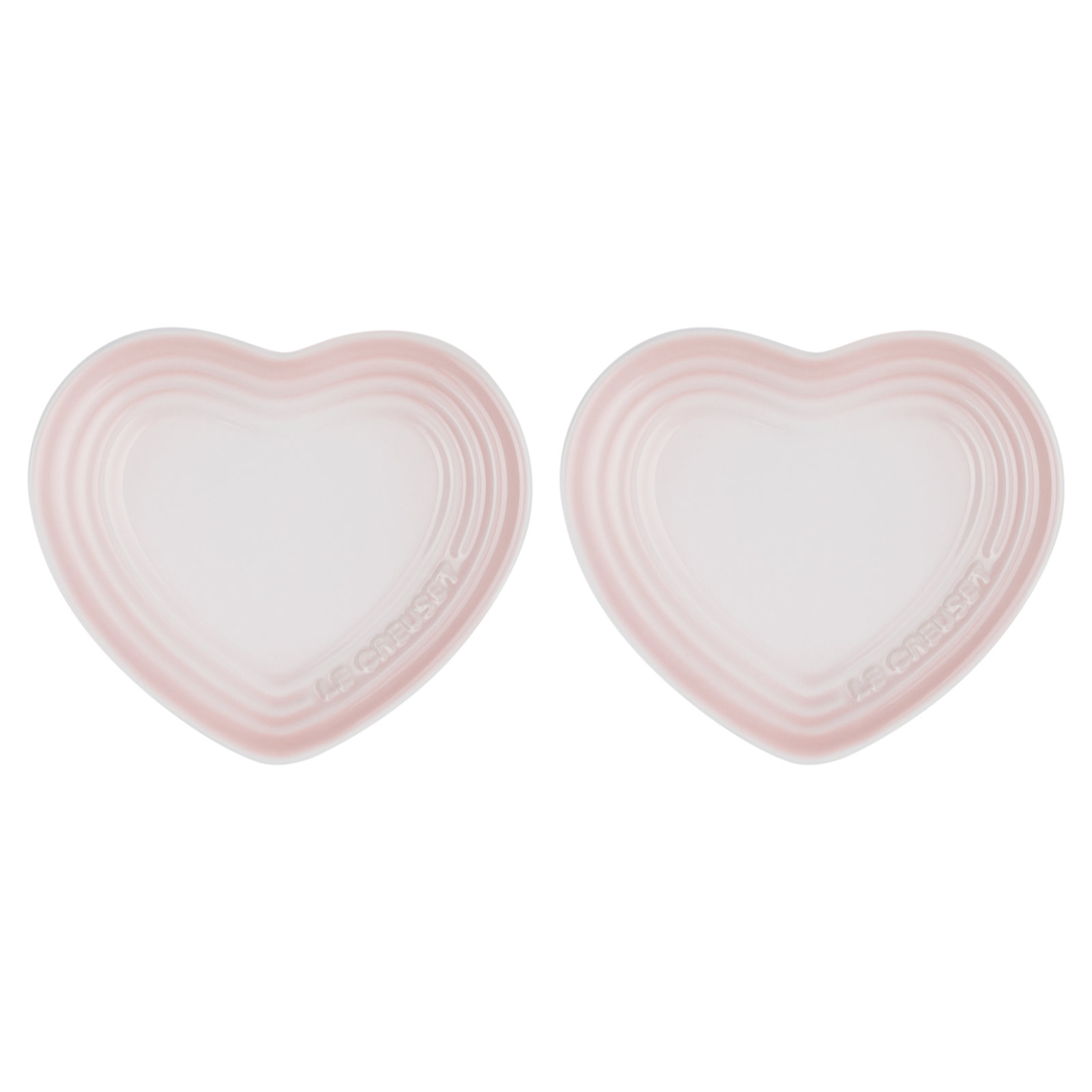 Set of 2 Small Heart Plate image number 0