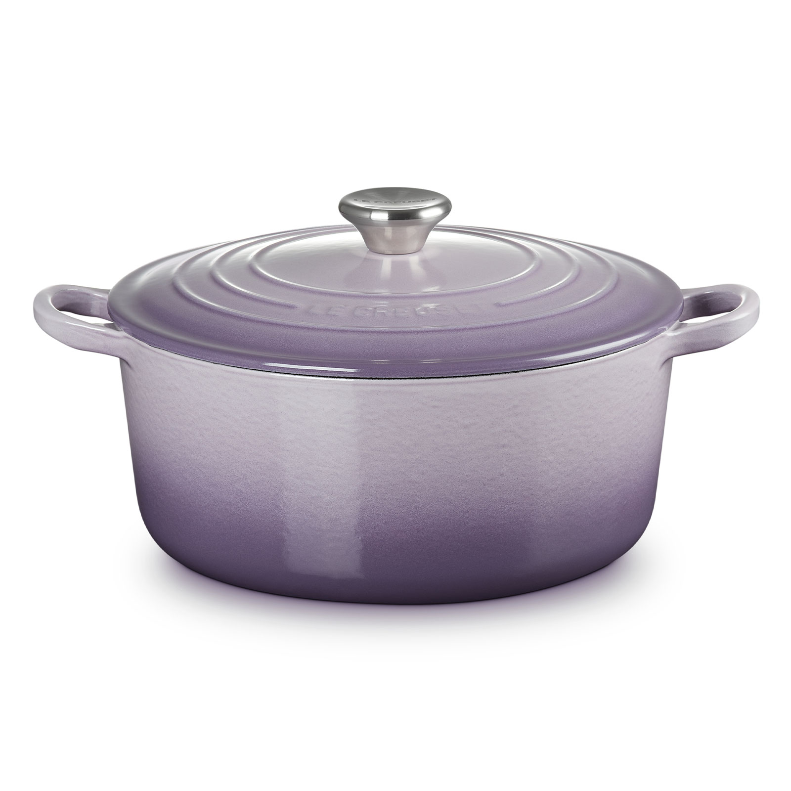 Round French Oven Bluebell Purple 24cm