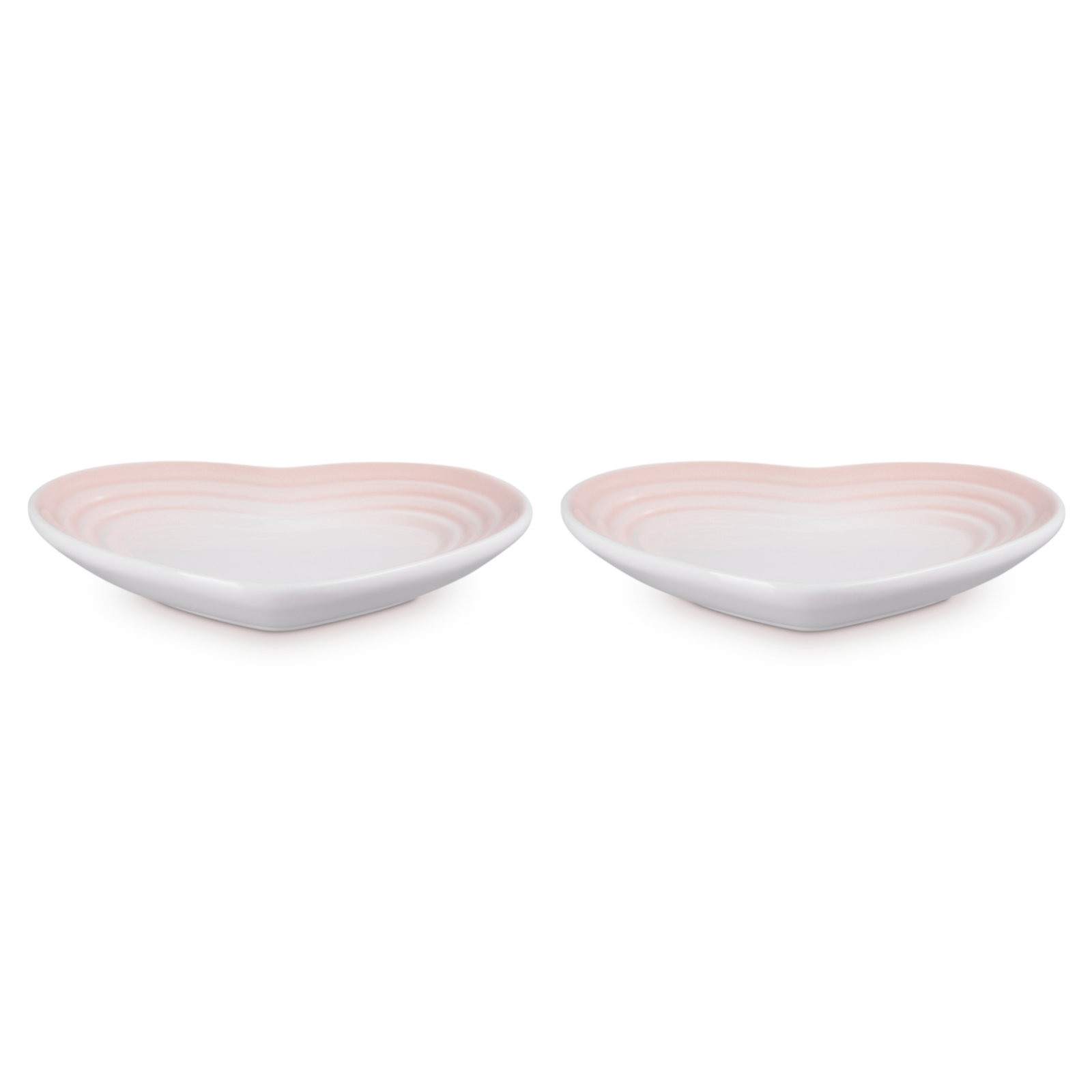 Set of 2 Small Heart Plate image number 2