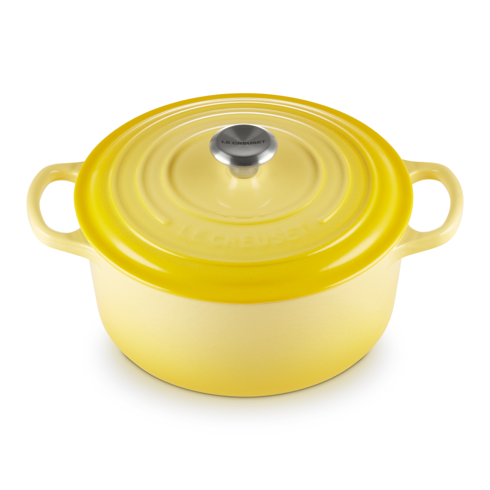 Round French Oven Silver Knob image number 1