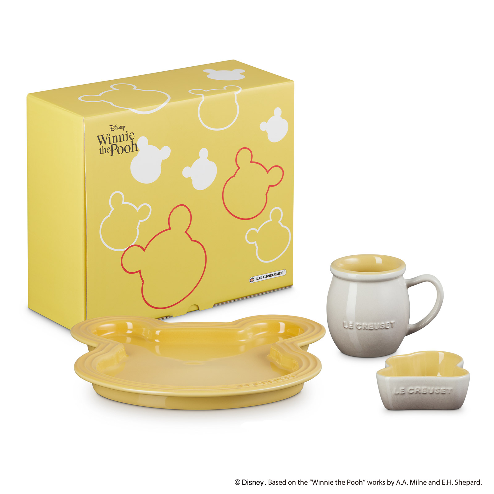 Set of Tableware Winnie the Pooh Multicolour