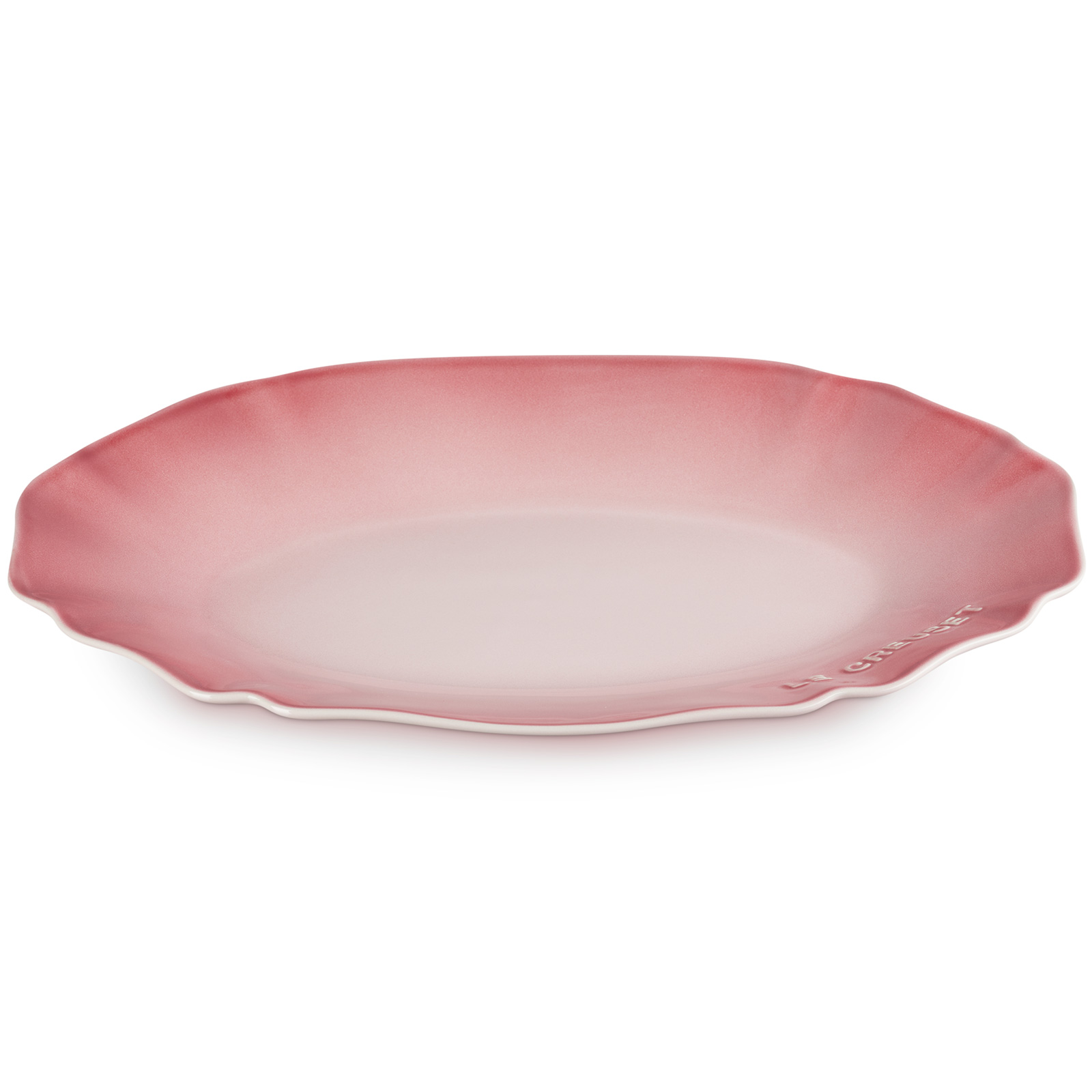 Elegant Frill Oval Plate