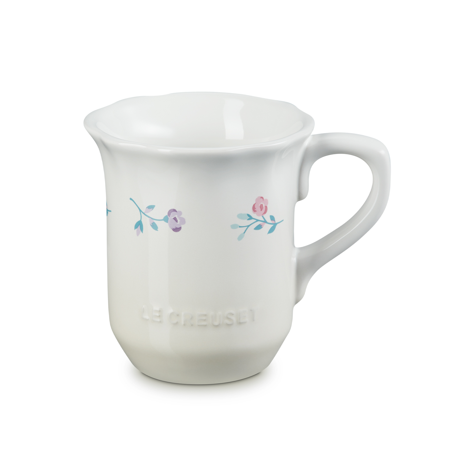 Elegant Frill Mug Fleur Decal Meringue 0.33L