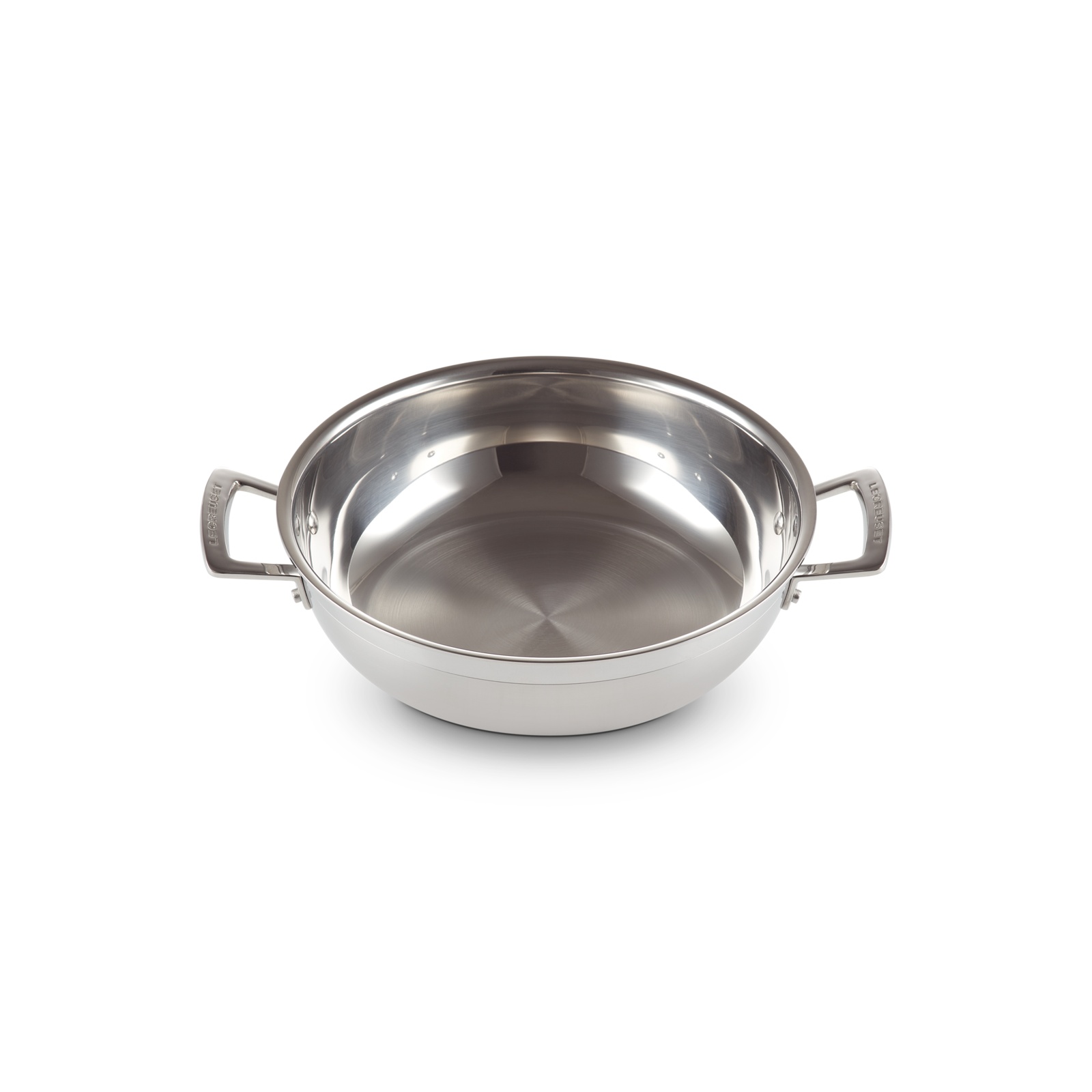 3-ply Stainless Steel Shallow Casserole with SS Lid image number 1