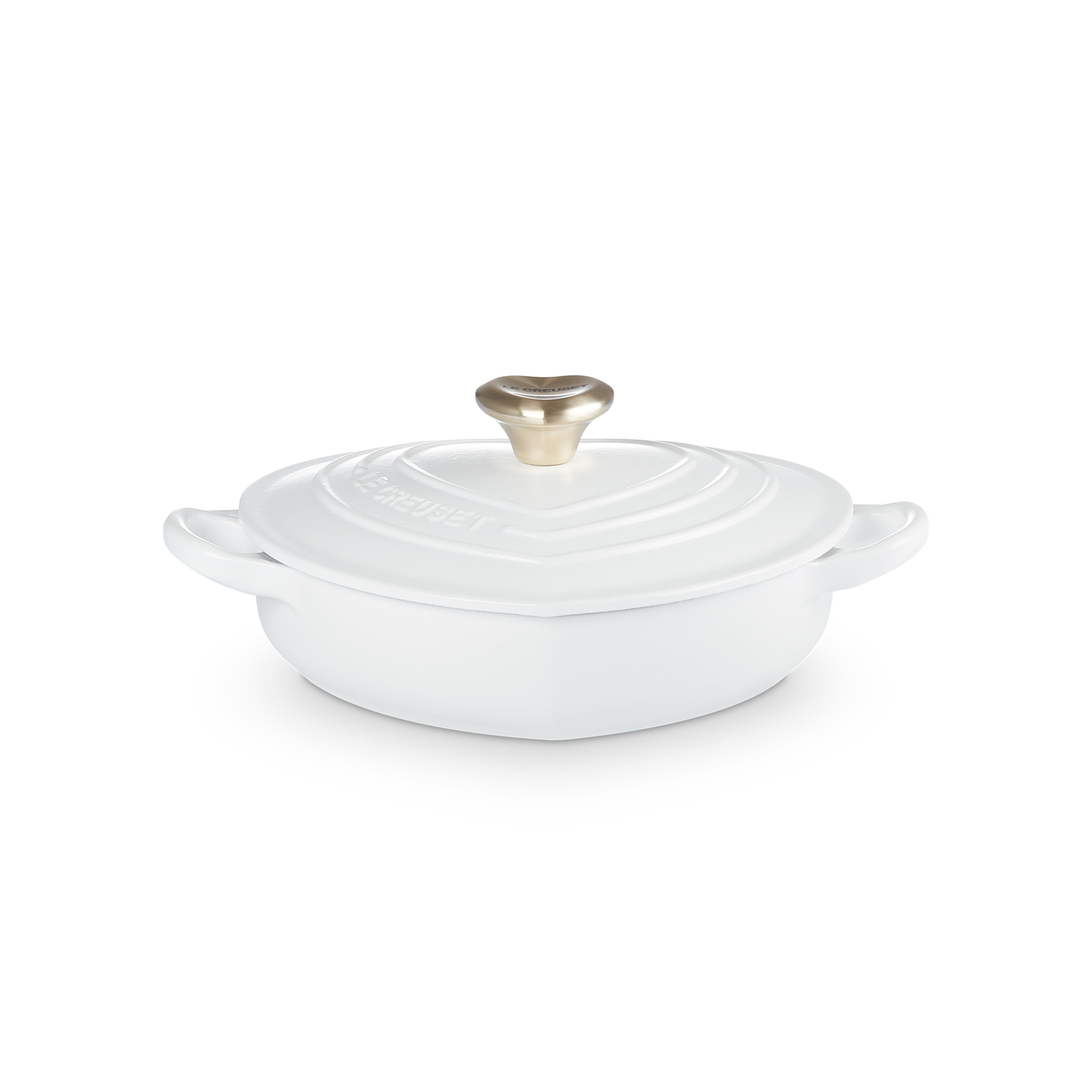 Heart Dish Light Gold Heart Knob image number 1