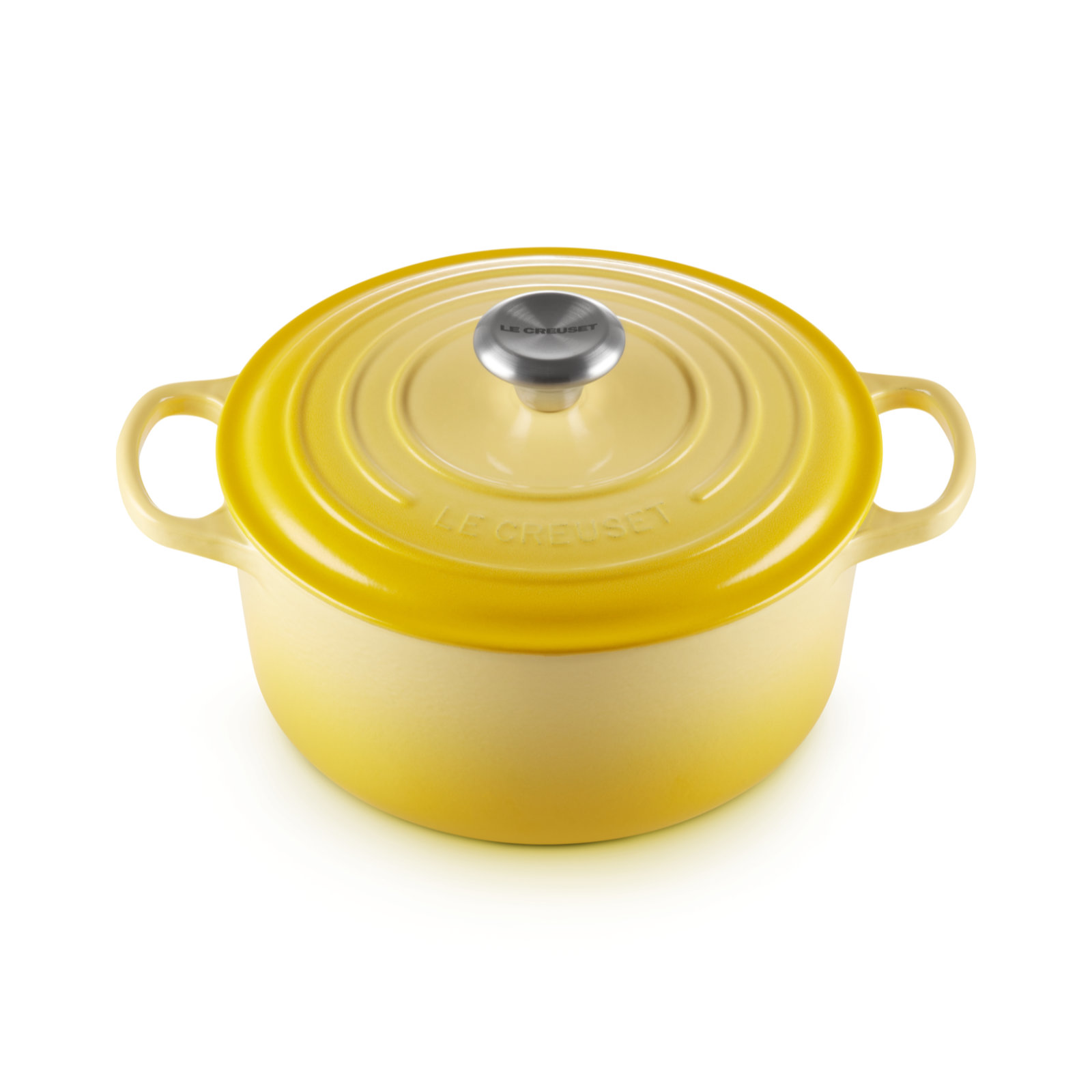 Round French Oven Silver Knob image number 1