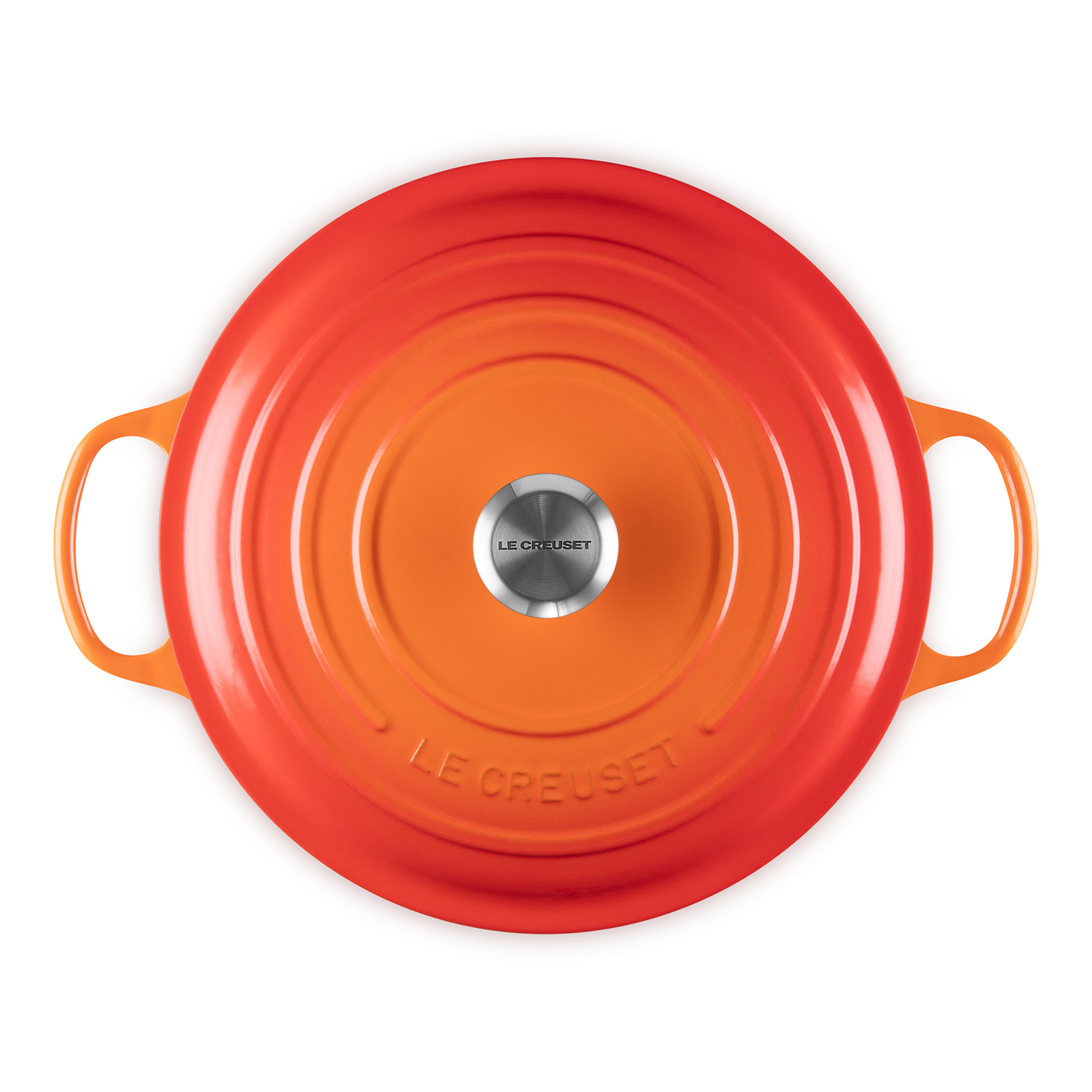 Round French Oven Silver Knob image number 3