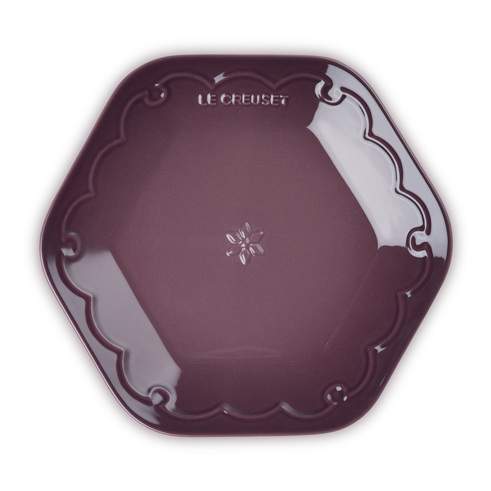 Snow Ring Plate Fig 25cm