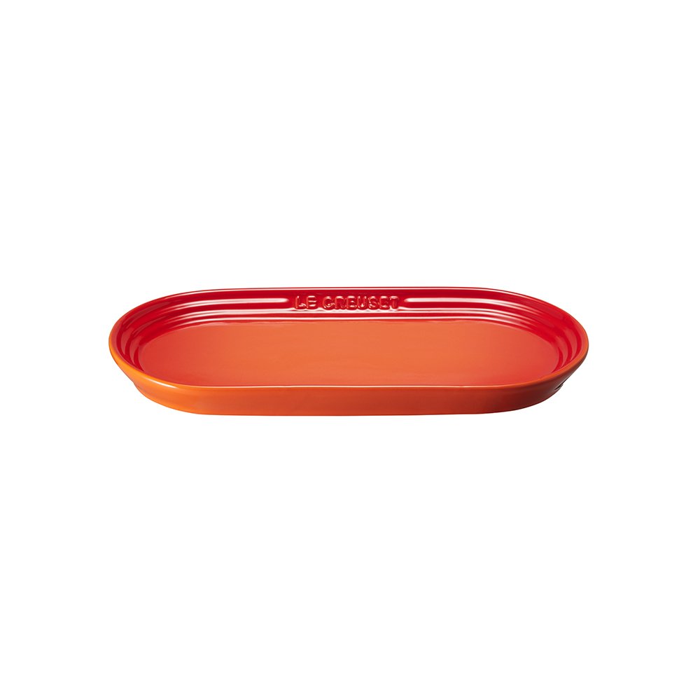 Oblong Plate Flame 25cm