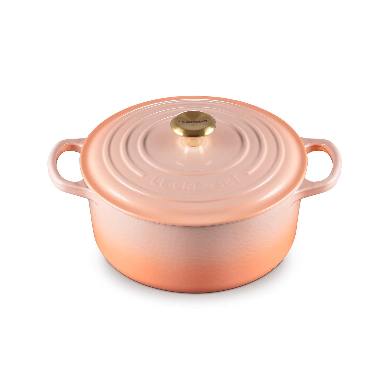 Signature Round French Oven Light Gold Knob image number 1