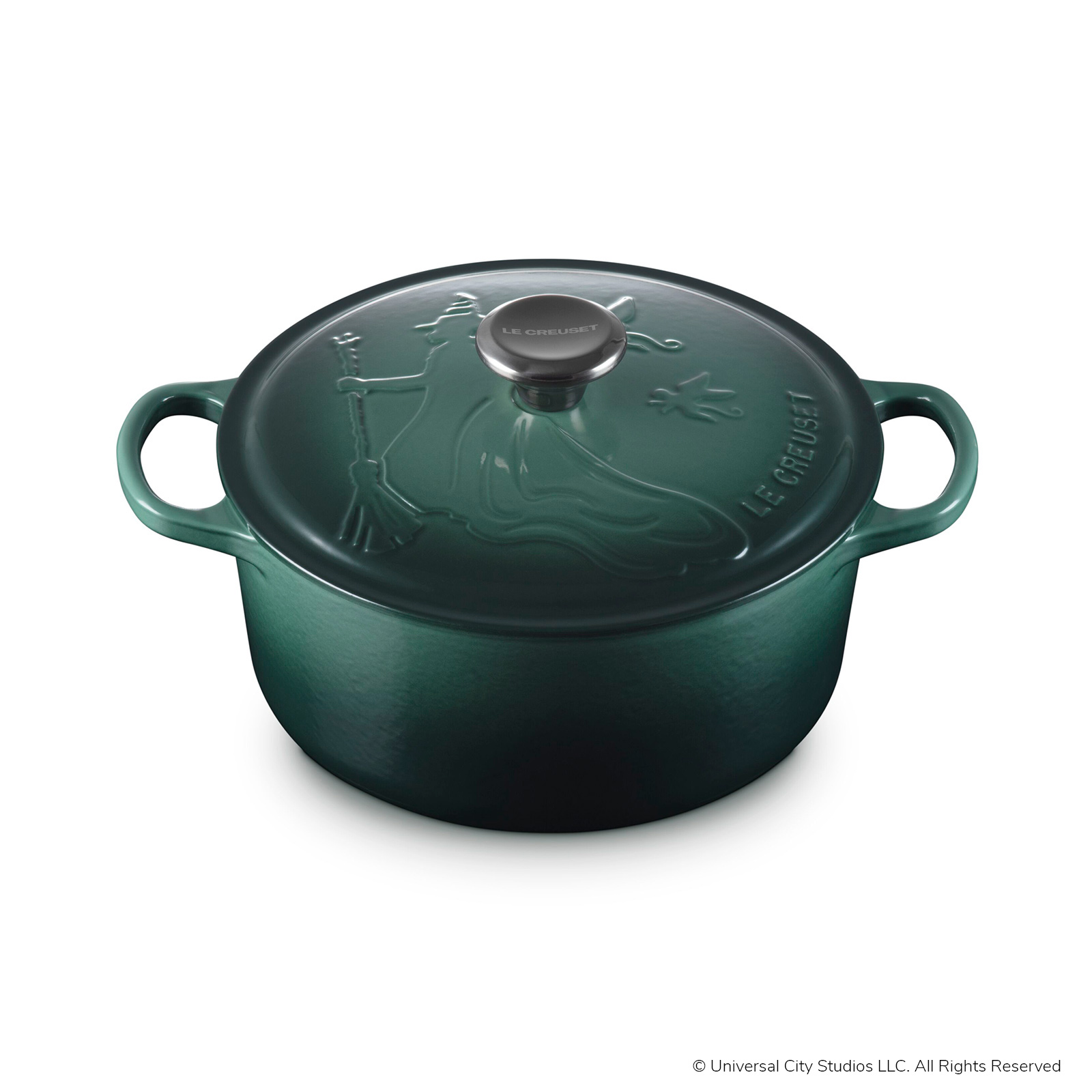 Wicked Collection Signature Round Oven with Elphaba Relief 24cm