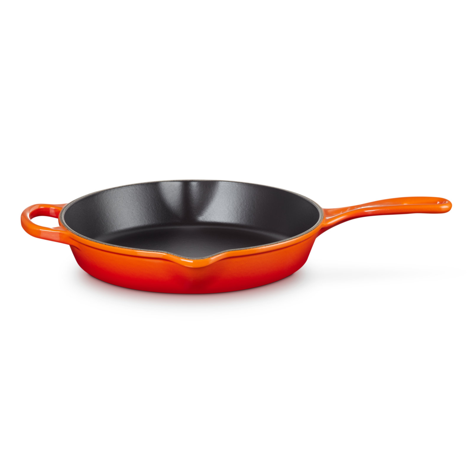 Deep Skillet Iron Handle  Flame 26cm