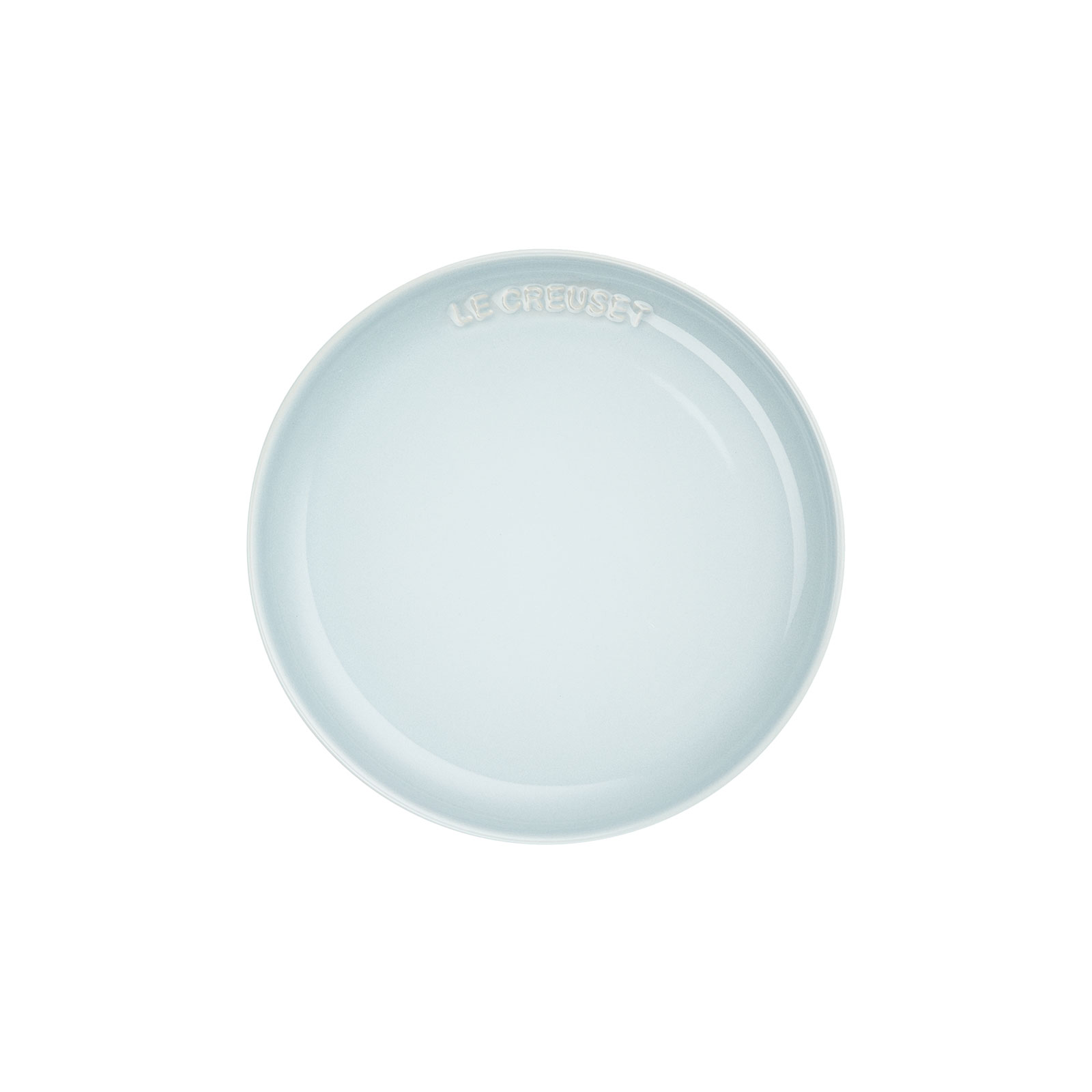 Seoul Stoneware Sphere Plate Silver Blue 17cm
