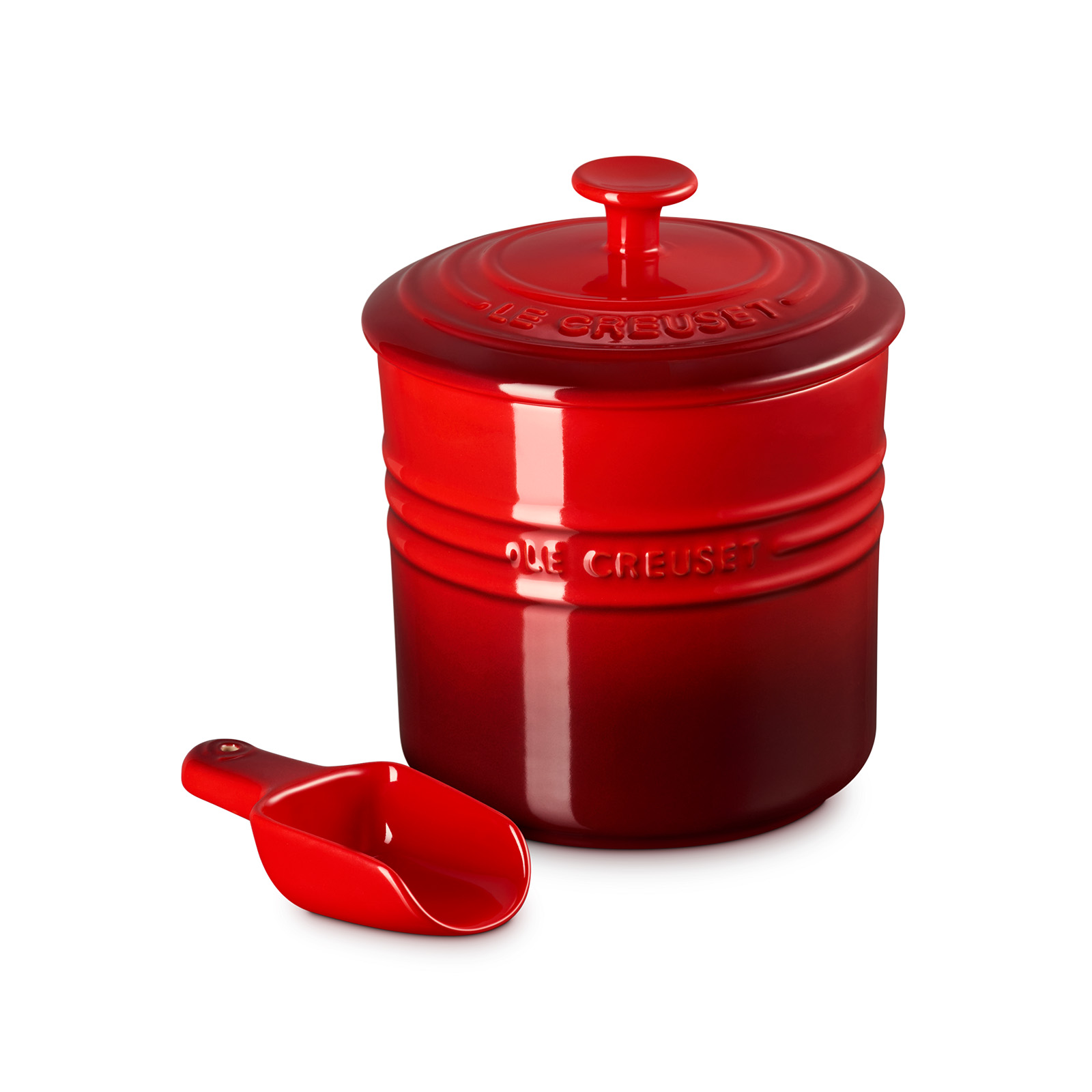 Pet Food Container with Scoop Cerise 2.3L
