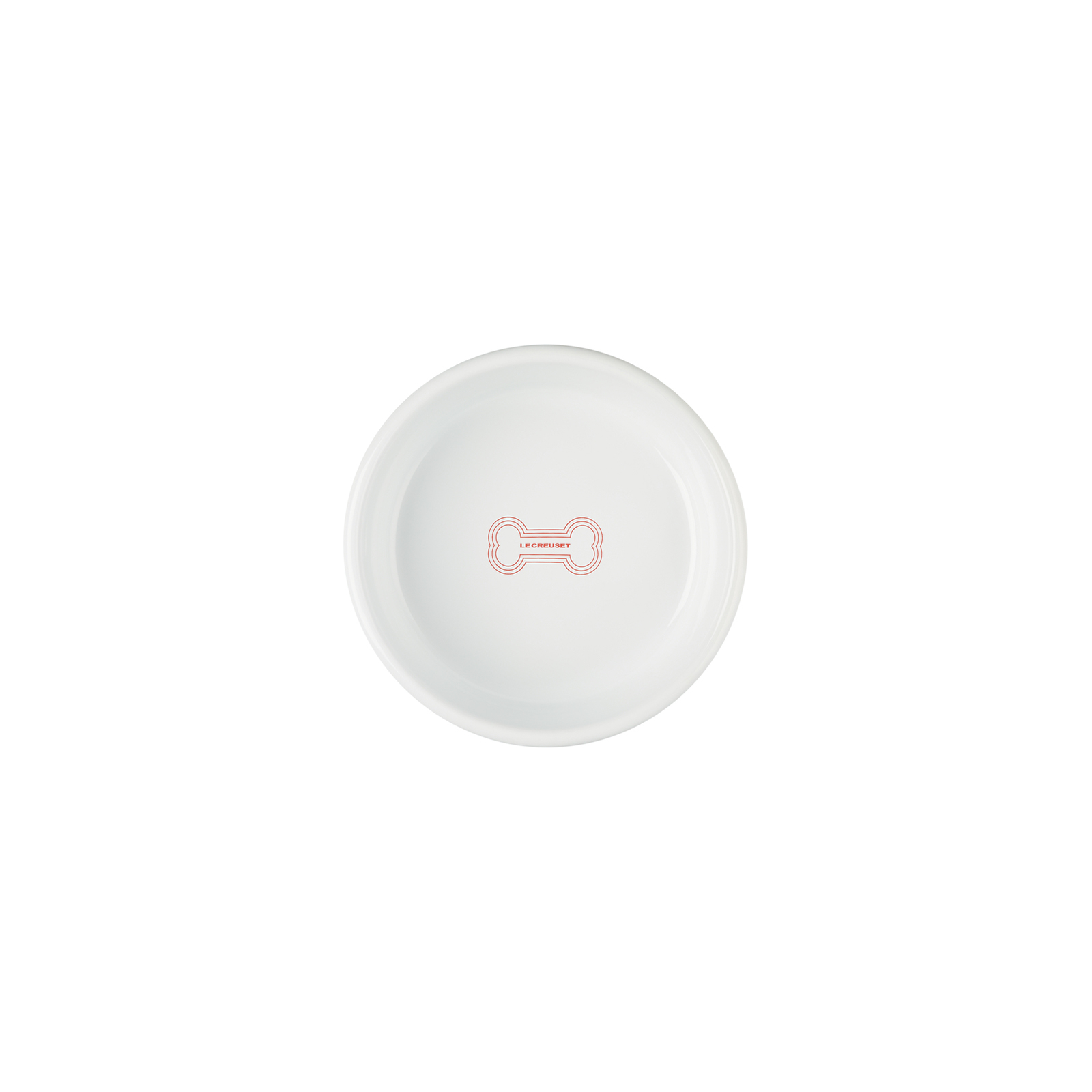 Enamel On Steel Pet Bowl with Bone Decal image number 2
