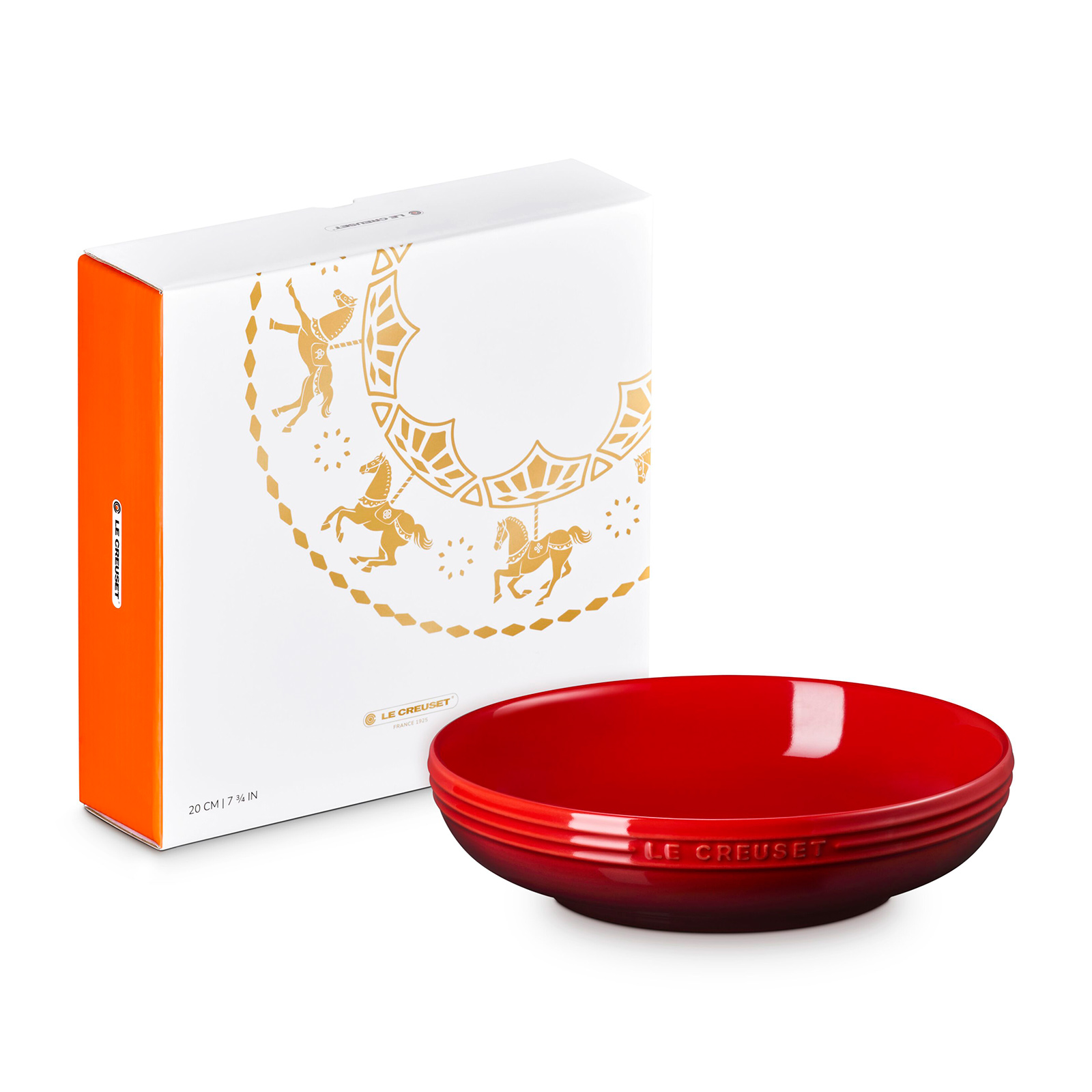 Carousel Manila Round Dish Cerise 20cm