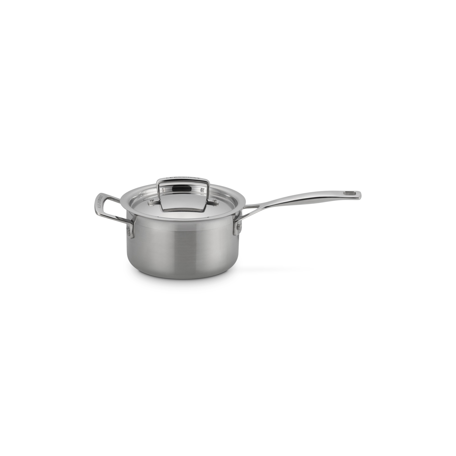 3-ply Stainless Steel Saucepan with Lid and Helper Handle 16cm