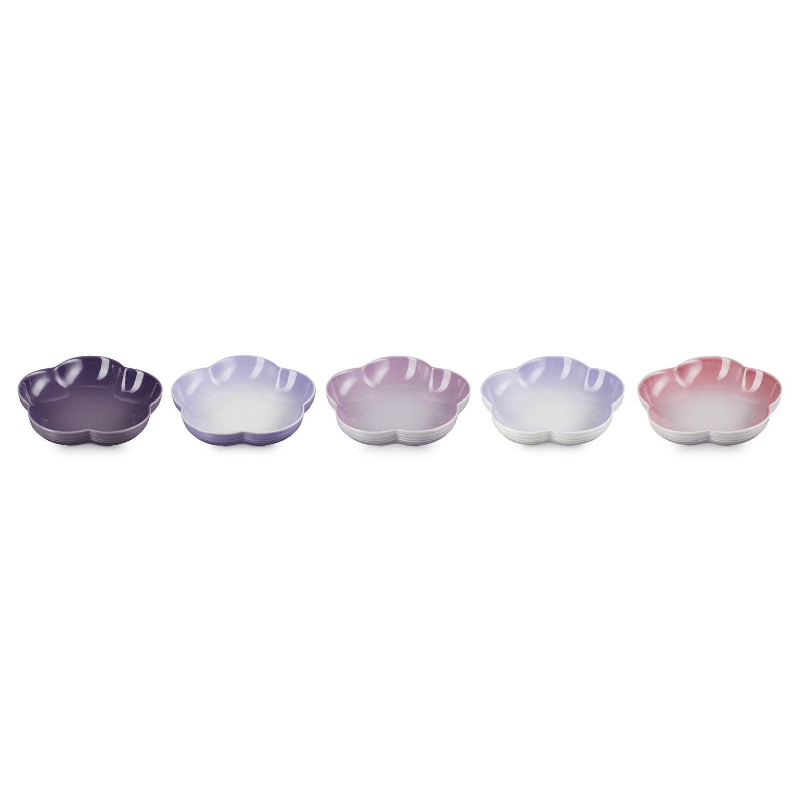 Set of 5 Flower Dish image number 1