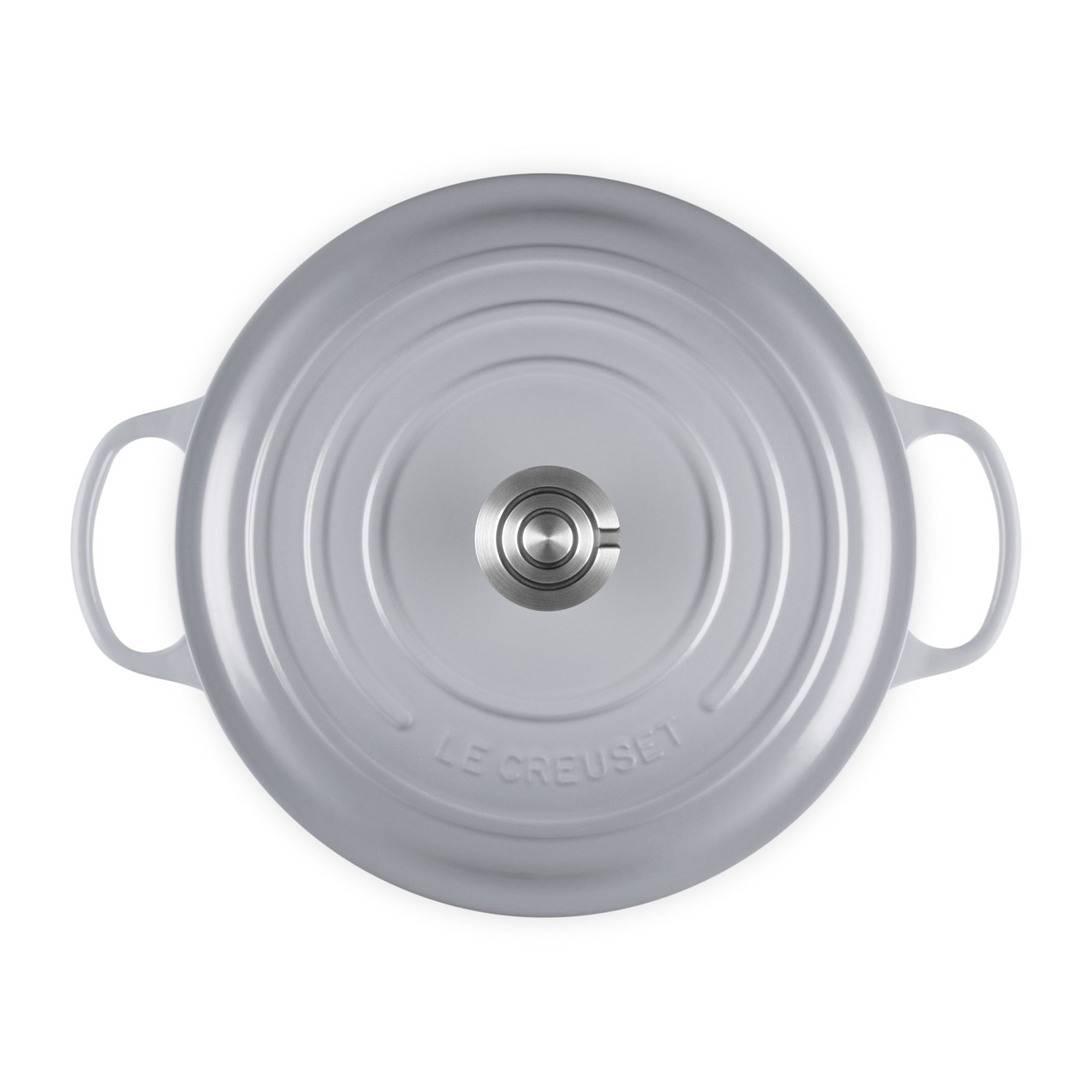 Signature Round French Oven Crucible Brushed SS Knob image number 4