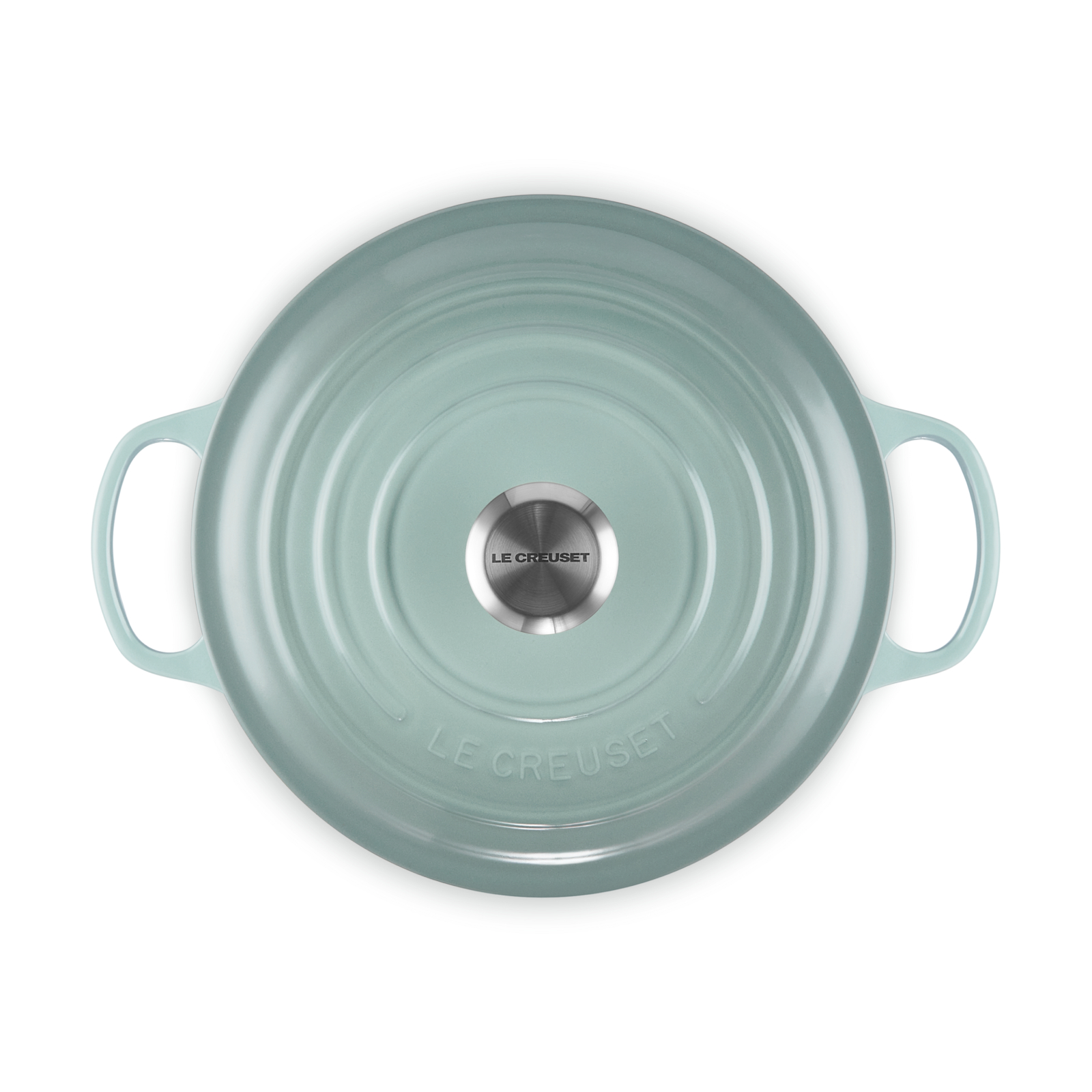 Round French Oven Silver Knob image number 3