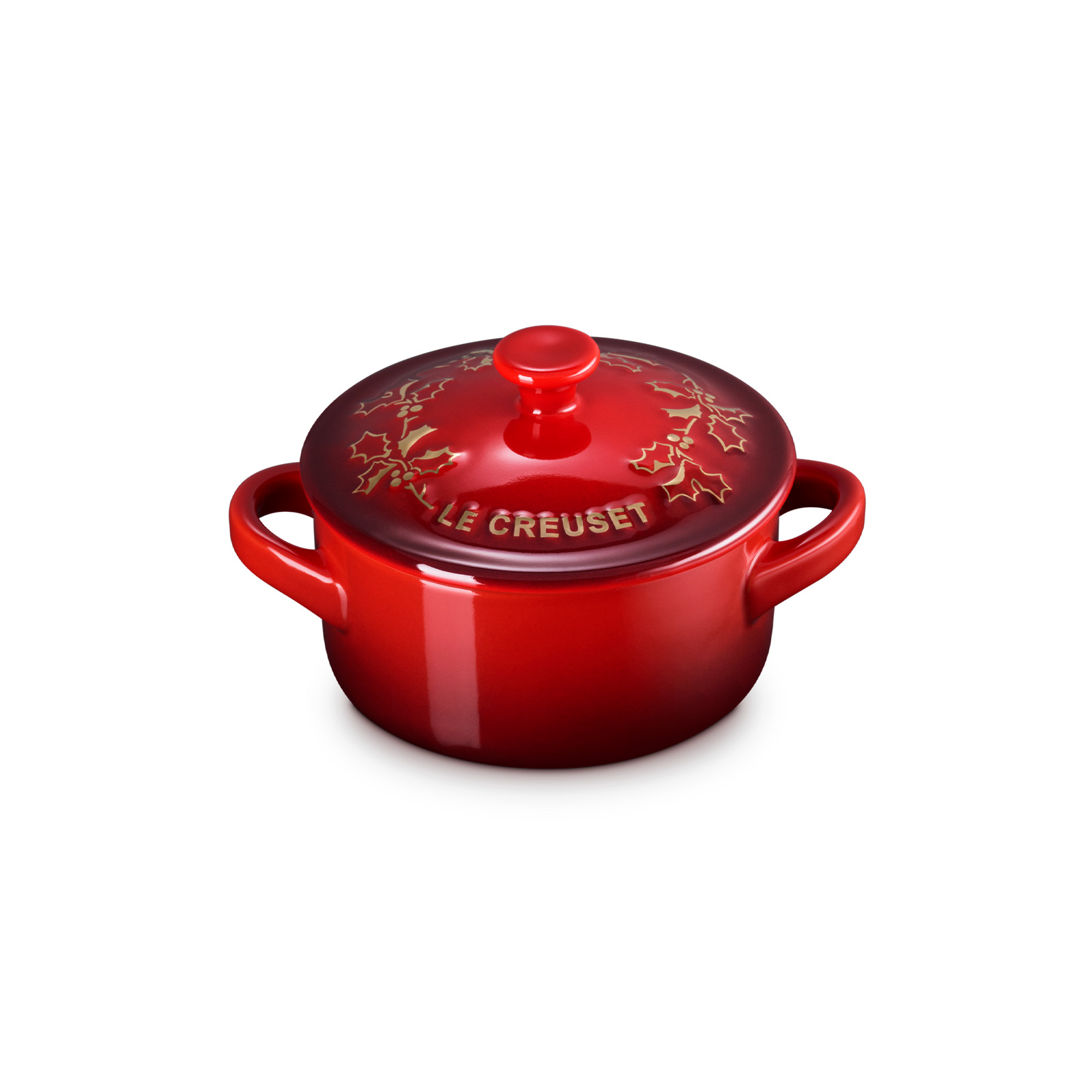 Classic Cocotte w/Lid CK Holly DC/Relief image number 1