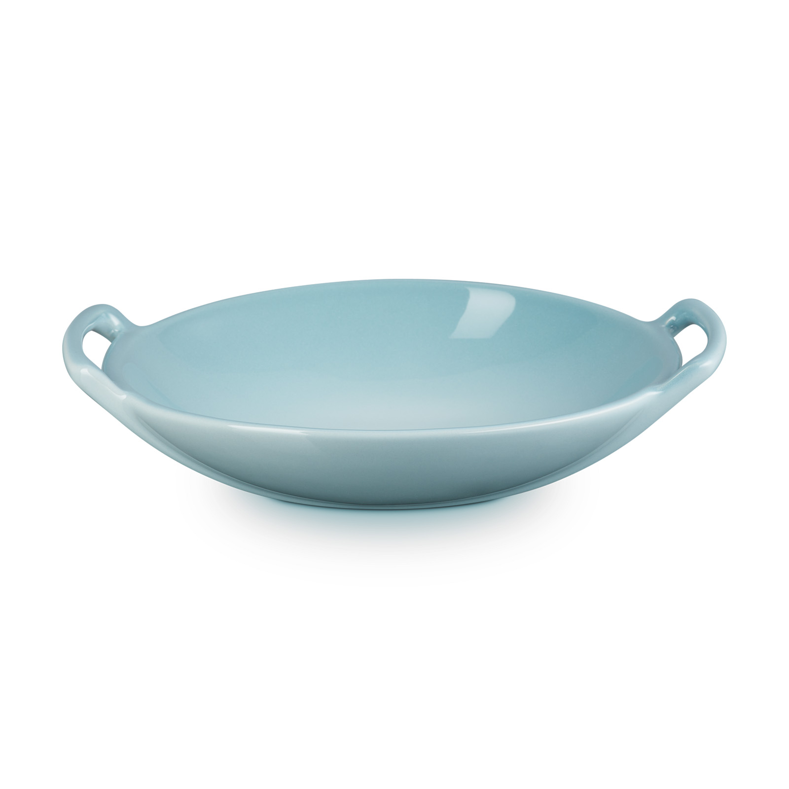 Stoneware Wok Dish Sea Salt 20cm