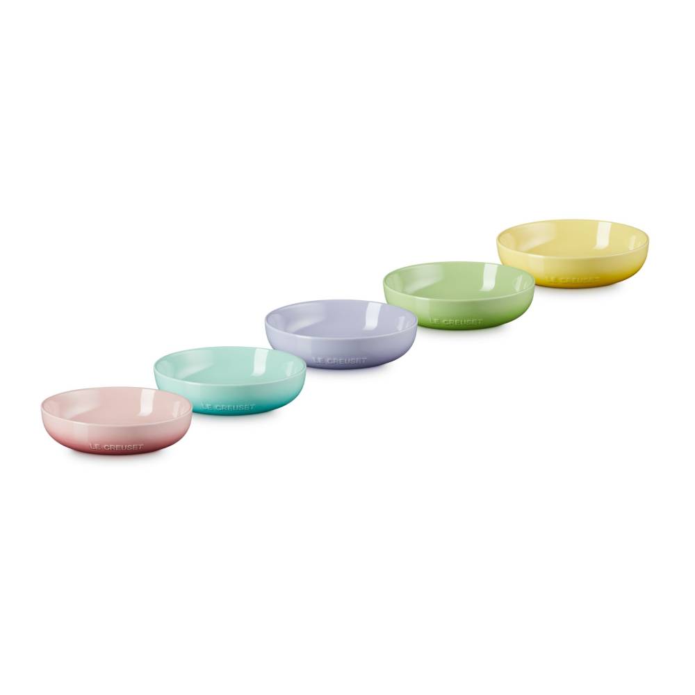 Stoneware Set of 5 Seoul Sphere Dish Multicolour 18cm