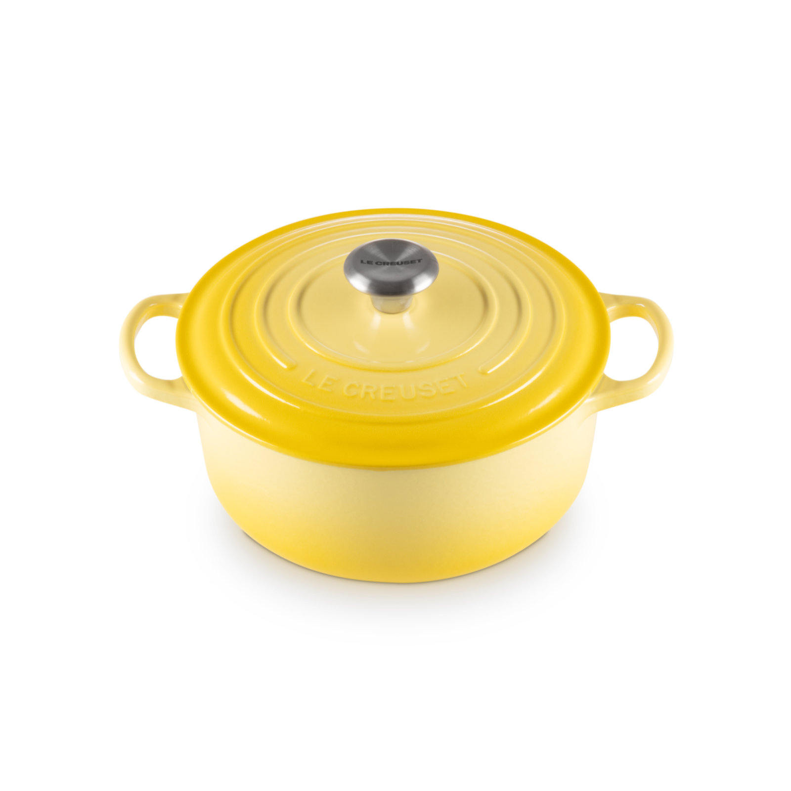 Round French Oven Silver Knob image number 1