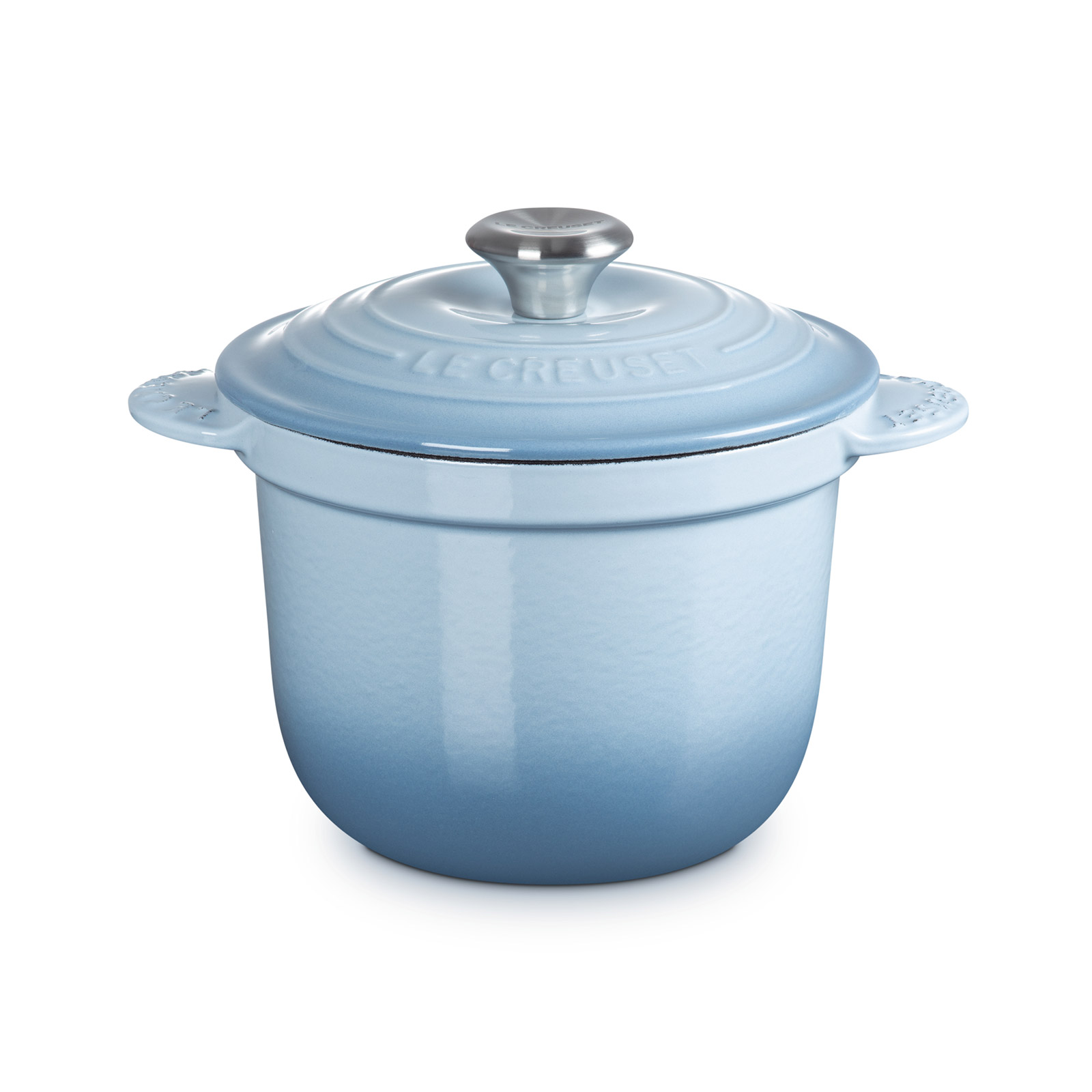 Rice Pot Coastal Blue 18cm SS Knob