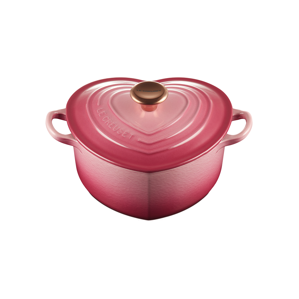 Heart Shaped Casserole Copper Knob