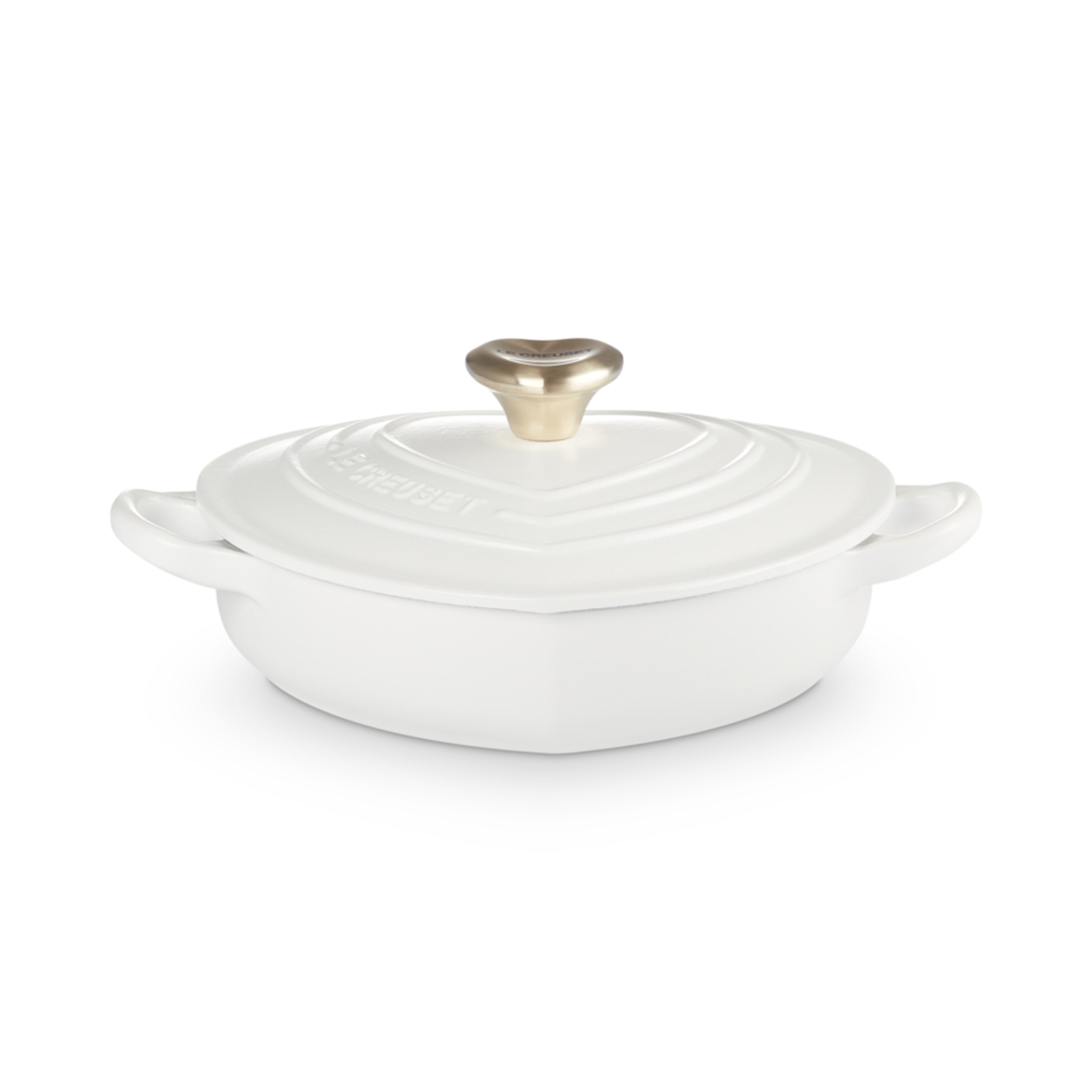 Heart Dish Light Gold Heart Knob image number 0