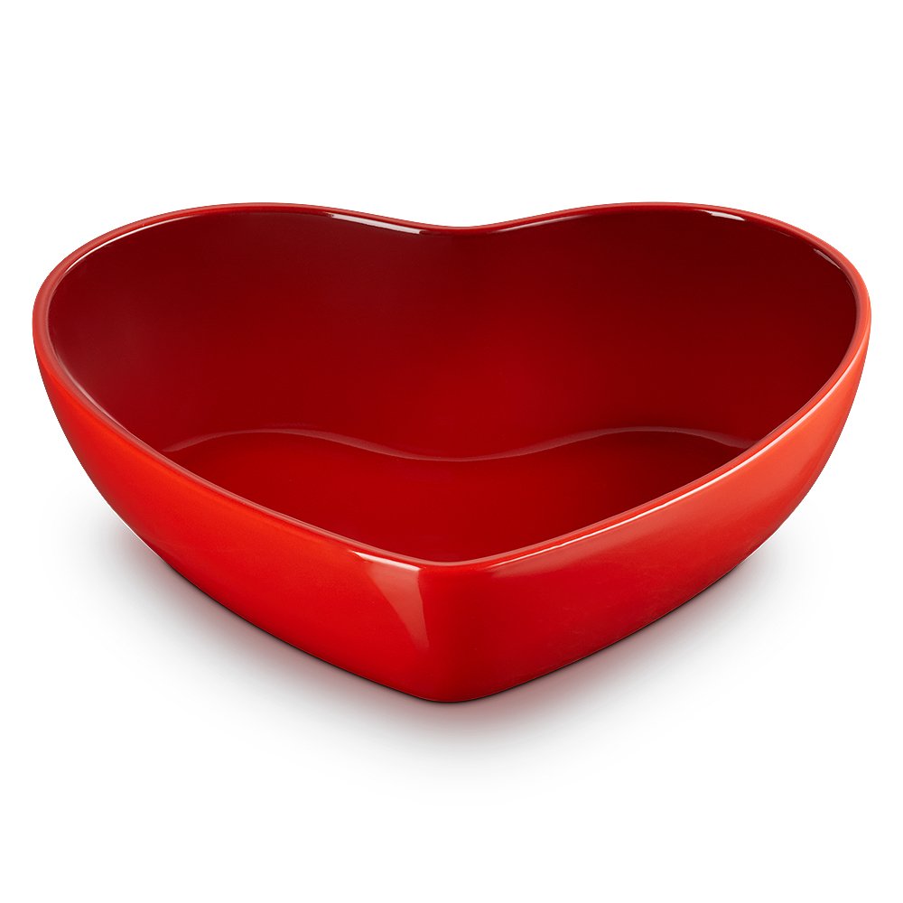 Seoul Stoneware Sphere Heart Bowl Cerise 2.9L