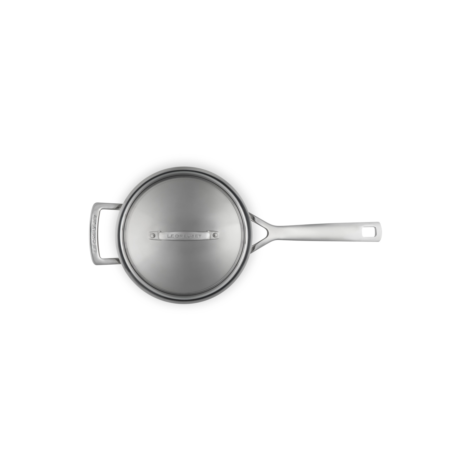 3-ply Stainless Steel Saucepan with Lid and Helper Handle image number 3